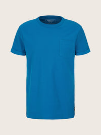 Tom Tailor Shirt mit Rundhalsausschnitt und Brusttasche