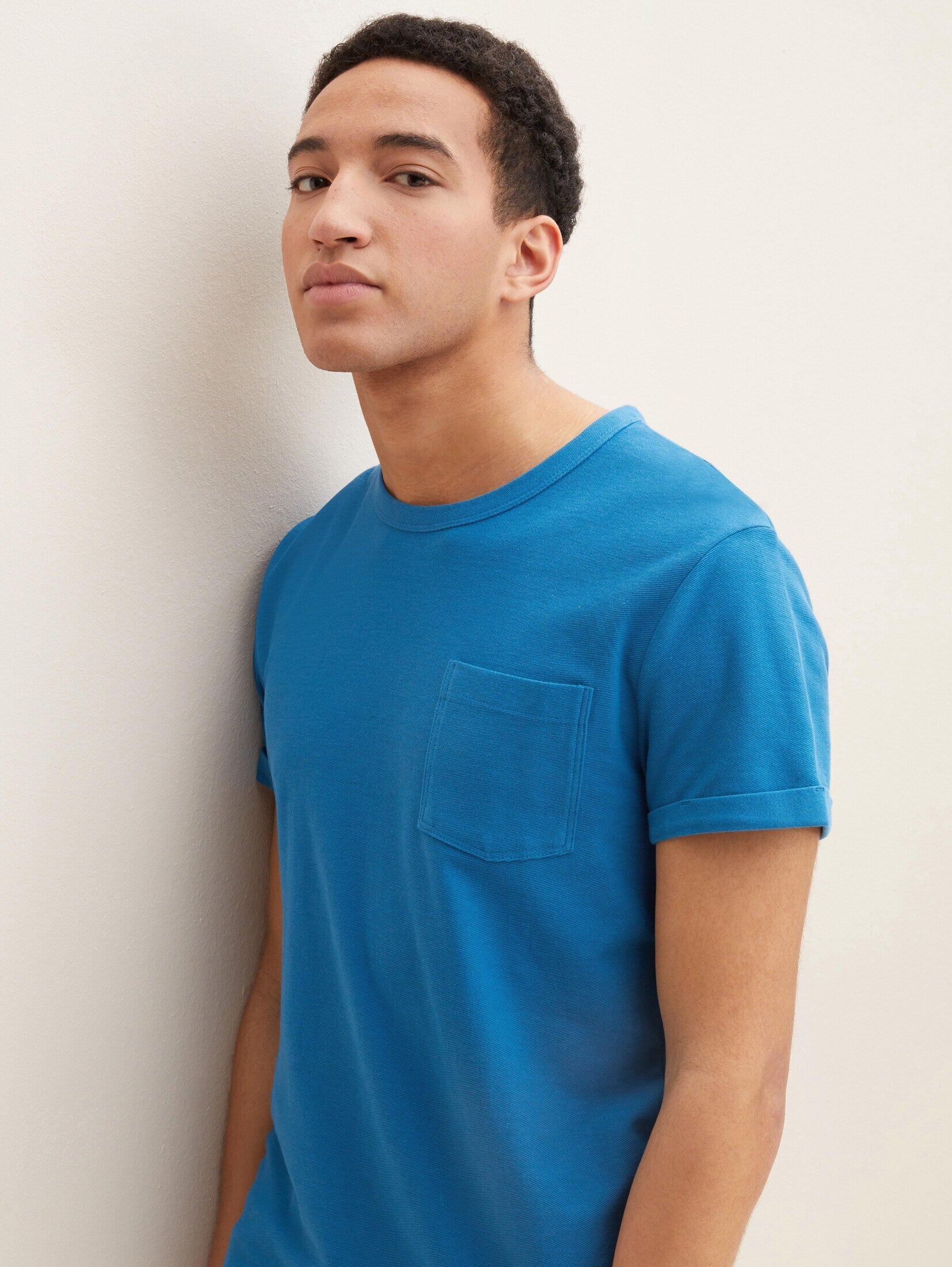 Tom Tailor Shirt mit Rundhalsausschnitt und Brusttasche