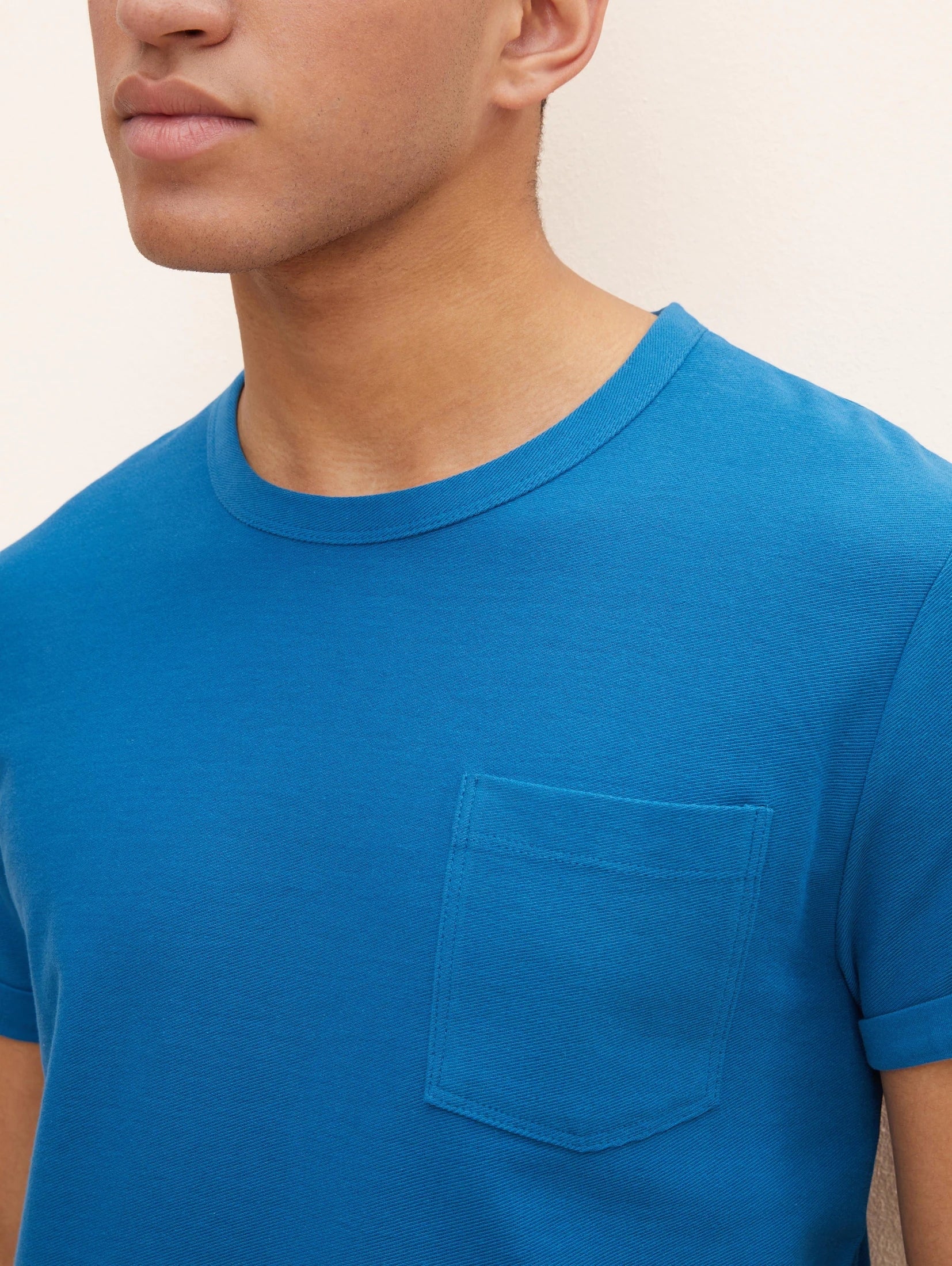 Tom Tailor Shirt mit Rundhalsausschnitt und Brusttasche