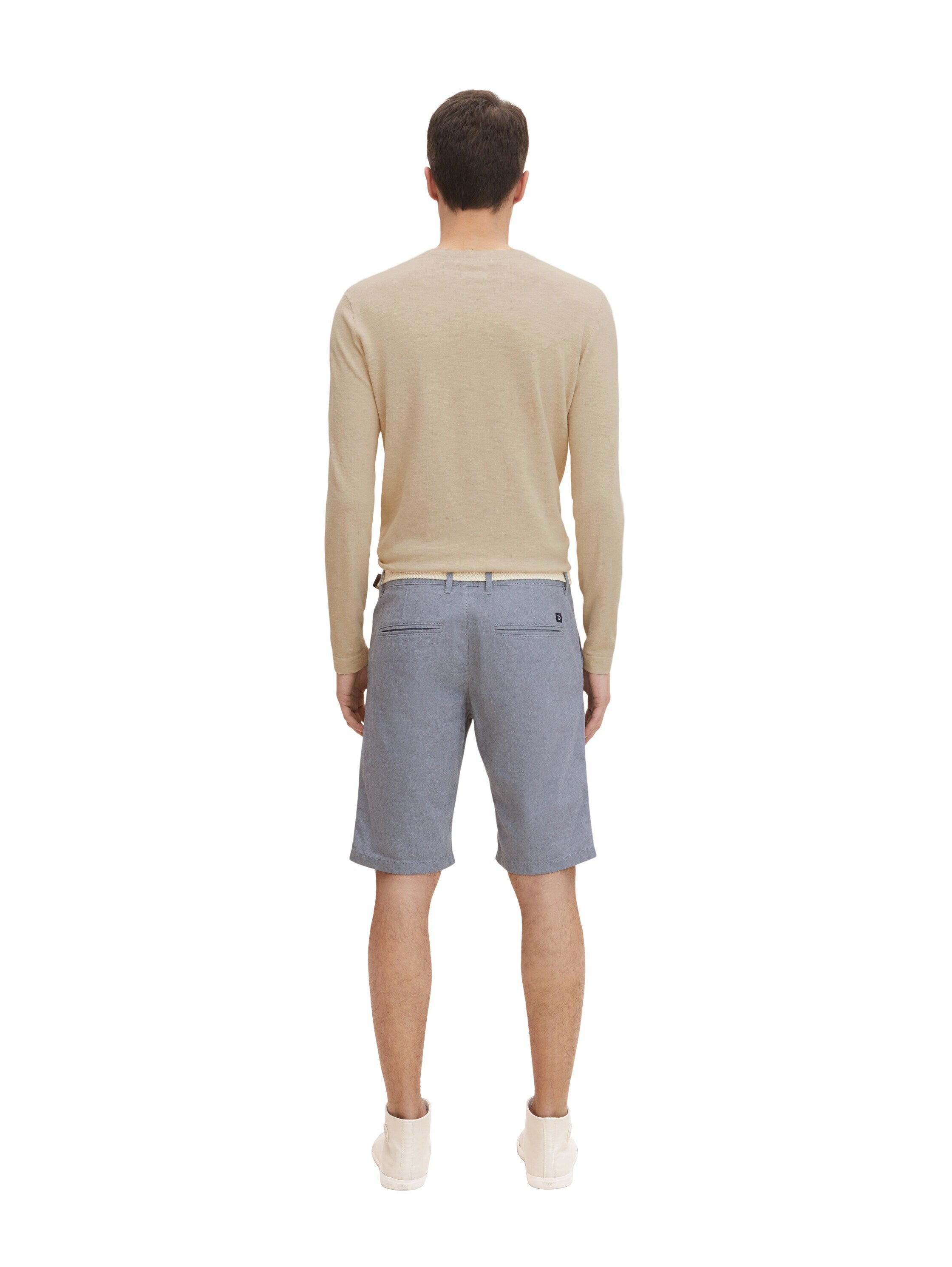 Tom Tailor Denim Male Chino-Shorts mit Gürtel