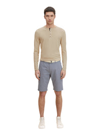 Tom Tailor Denim Male Chino-Shorts mit Gürtel