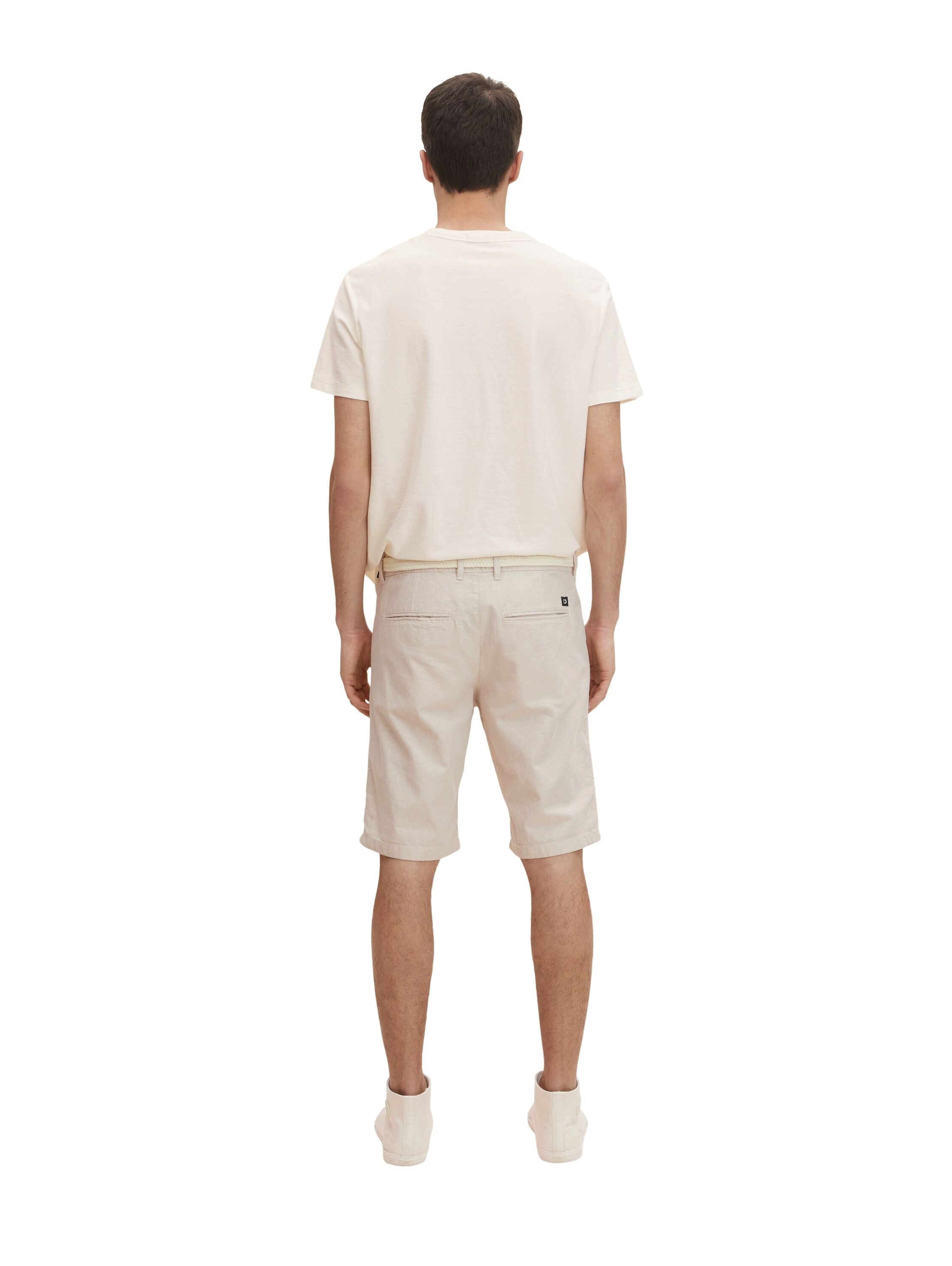 Tom Tailor Denim Male Chino-Shorts mit Gürtel