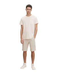 Tom Tailor Denim Male Chino-Shorts mit Gürtel