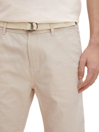 Tom Tailor Denim Male Chino-Shorts mit Gürtel