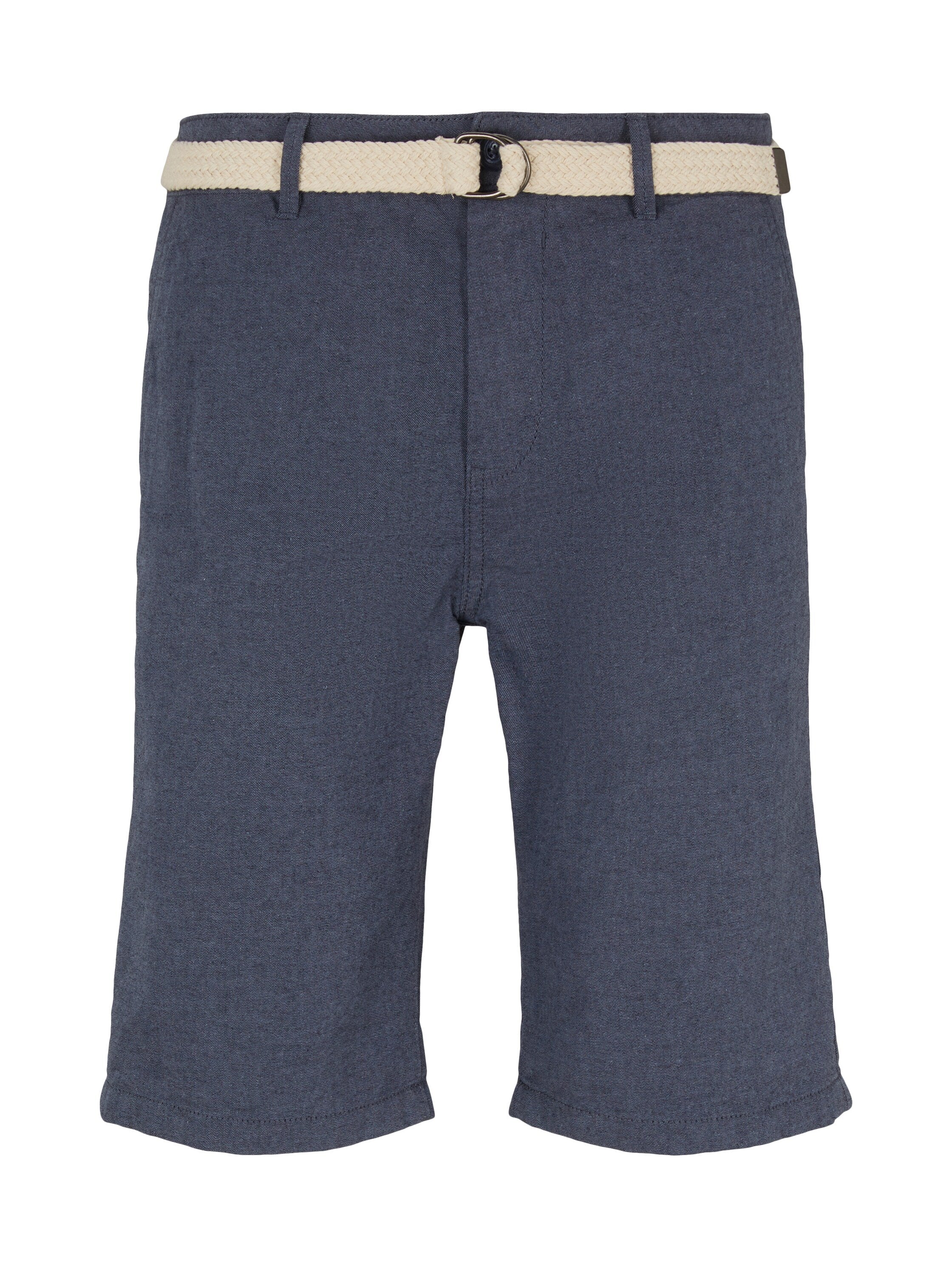 Tom Tailor Denim Male Chino-Shorts mit Gürtel