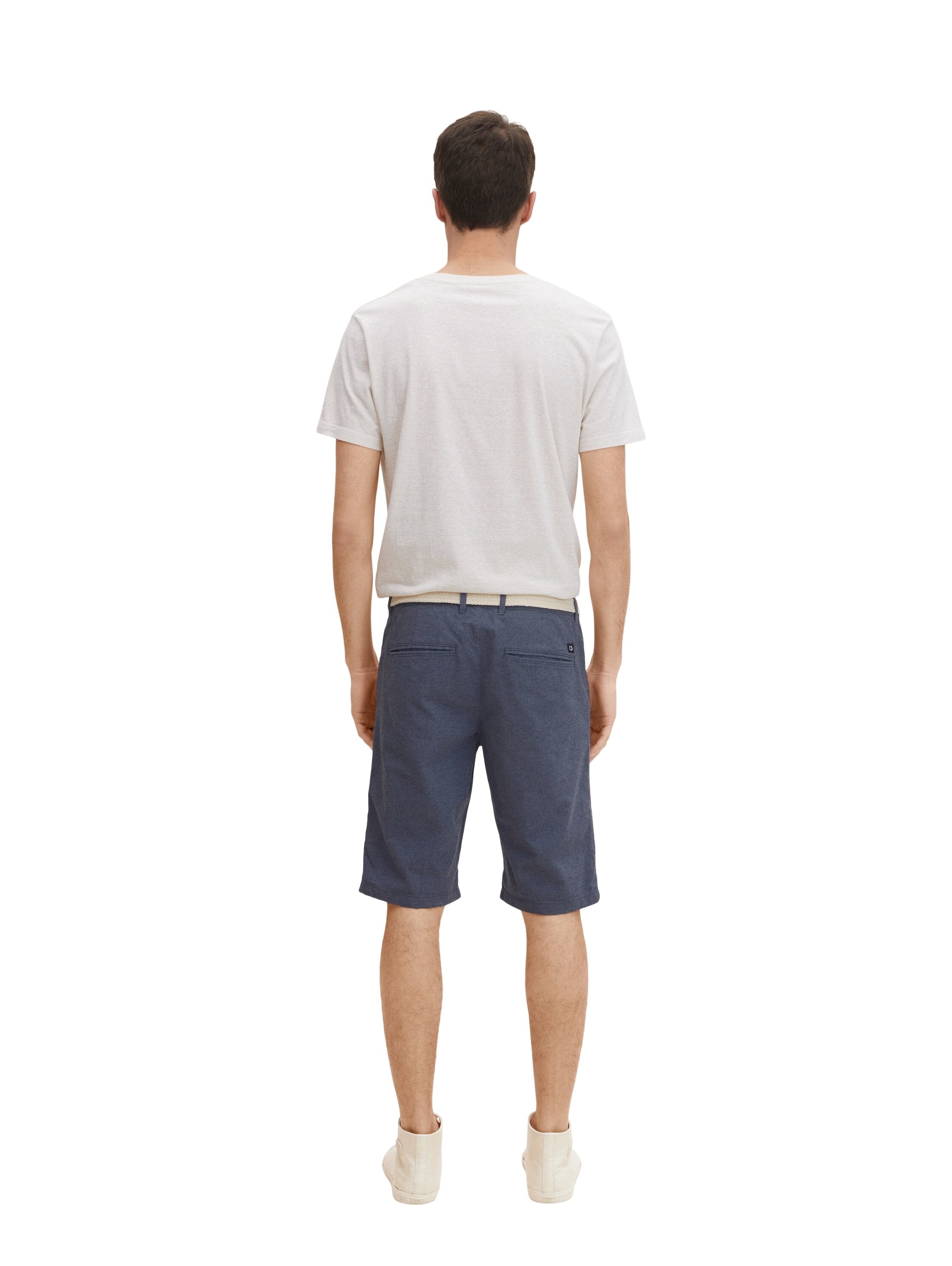 Tom Tailor Denim Male Chino-Shorts mit Gürtel