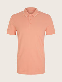 Tom Tailor Denim Male Shirt mit Polokragen und Knopfleiste