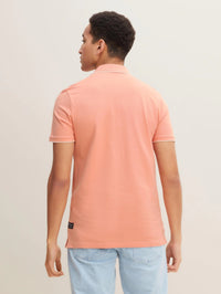 Tom Tailor Denim Male Shirt mit Polokragen und Knopfleiste