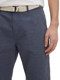 Tom Tailor Denim Male Chino-Shorts mit Gürtel