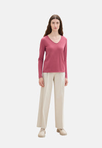 Tom Tailor Strickpullover tiefer V-Neck