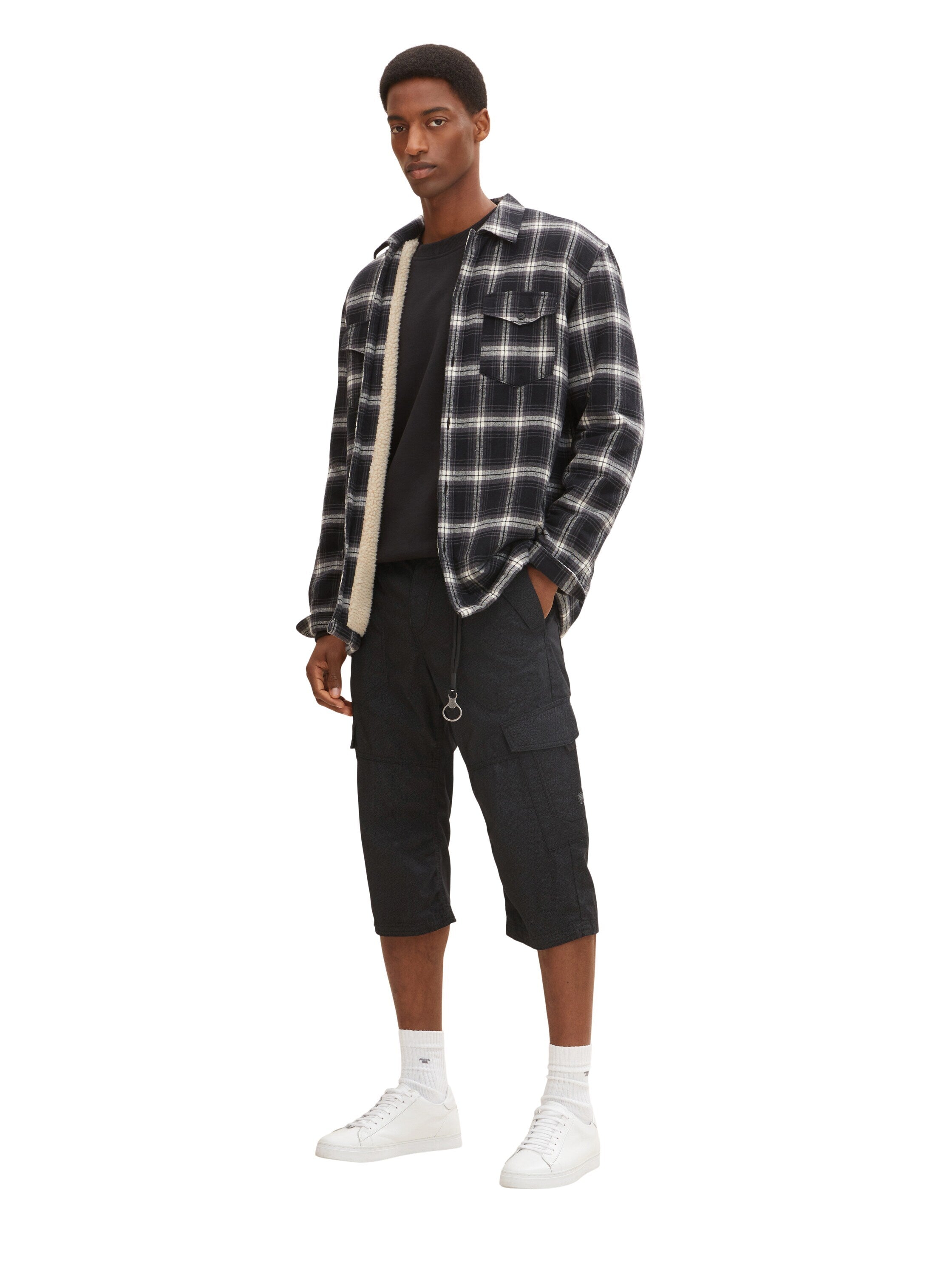 Tom Tailor Bermudas Max Overknee mit Cargodetails