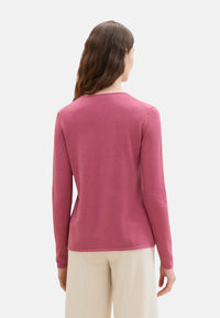 Tom Tailor Strickpullover tiefer V-Neck