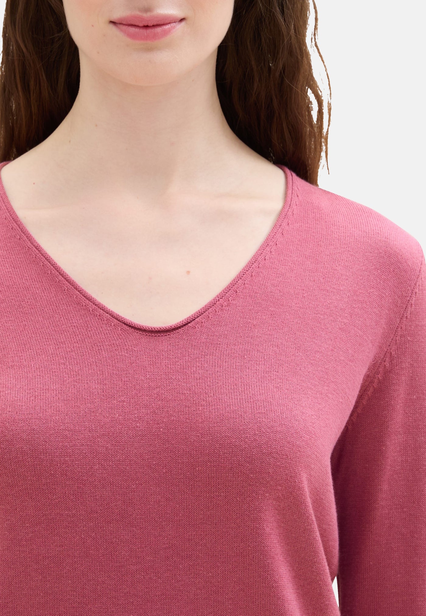 Tom Tailor Strickpullover tiefer V-Neck