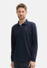 Tom Tailor Langarmshirt mit Polokragen