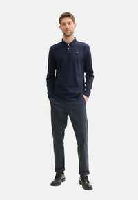 Tom Tailor Langarmshirt mit Polokragen