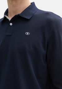 Tom Tailor Langarmshirt mit Polokragen