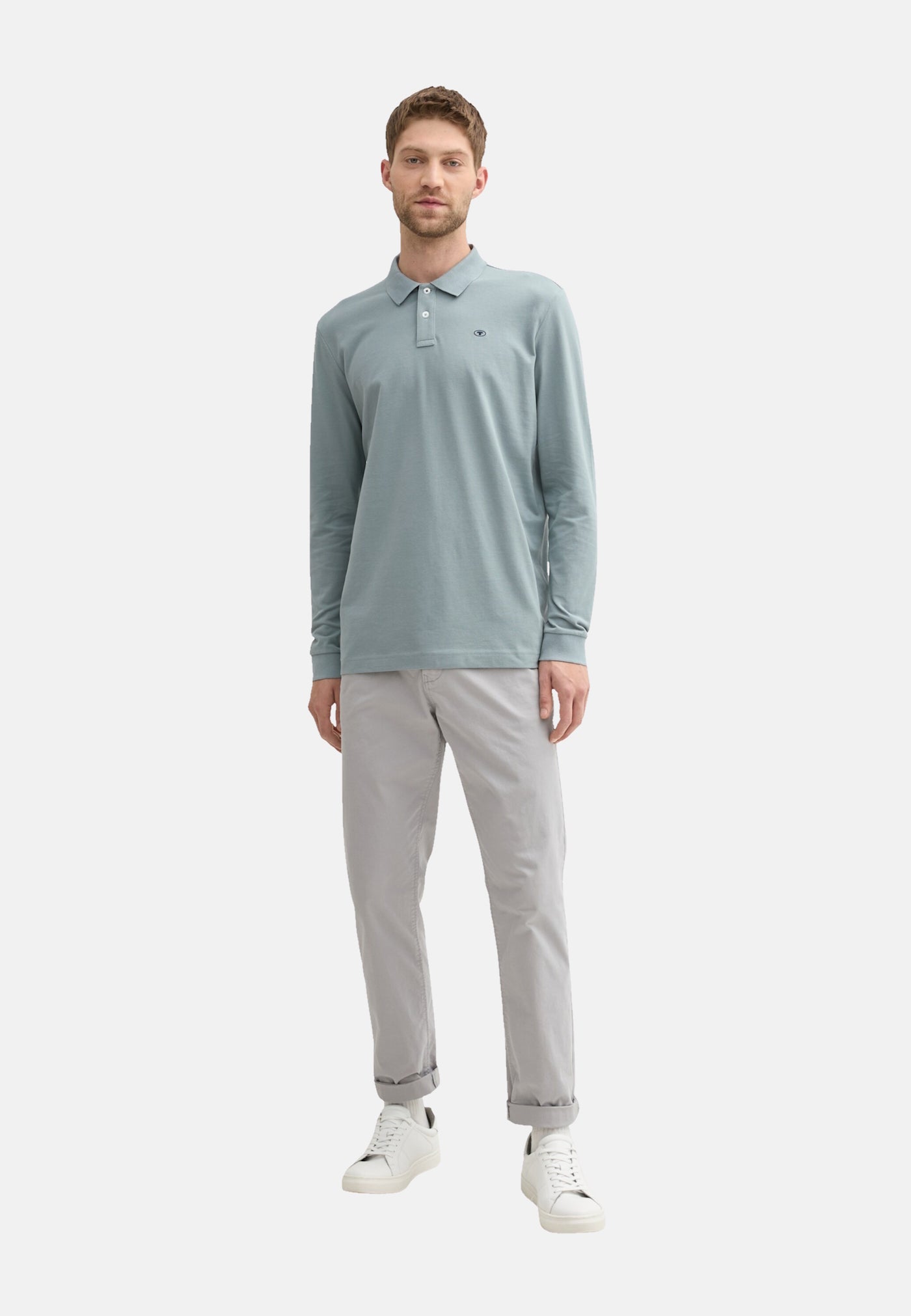 Tom Tailor Langarmshirt mit Polokragen