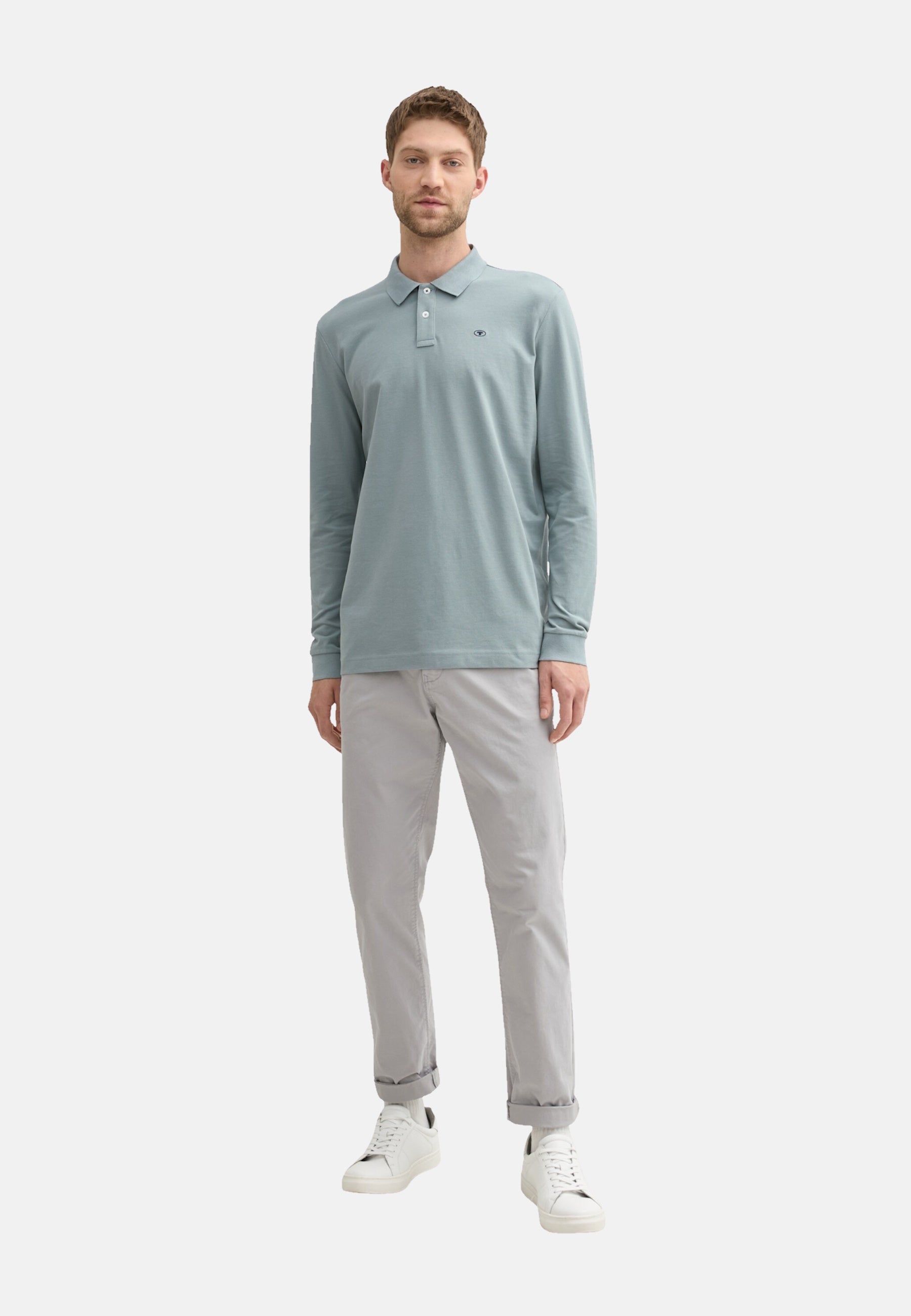 Tom Tailor Langarmshirt mit Polokragen