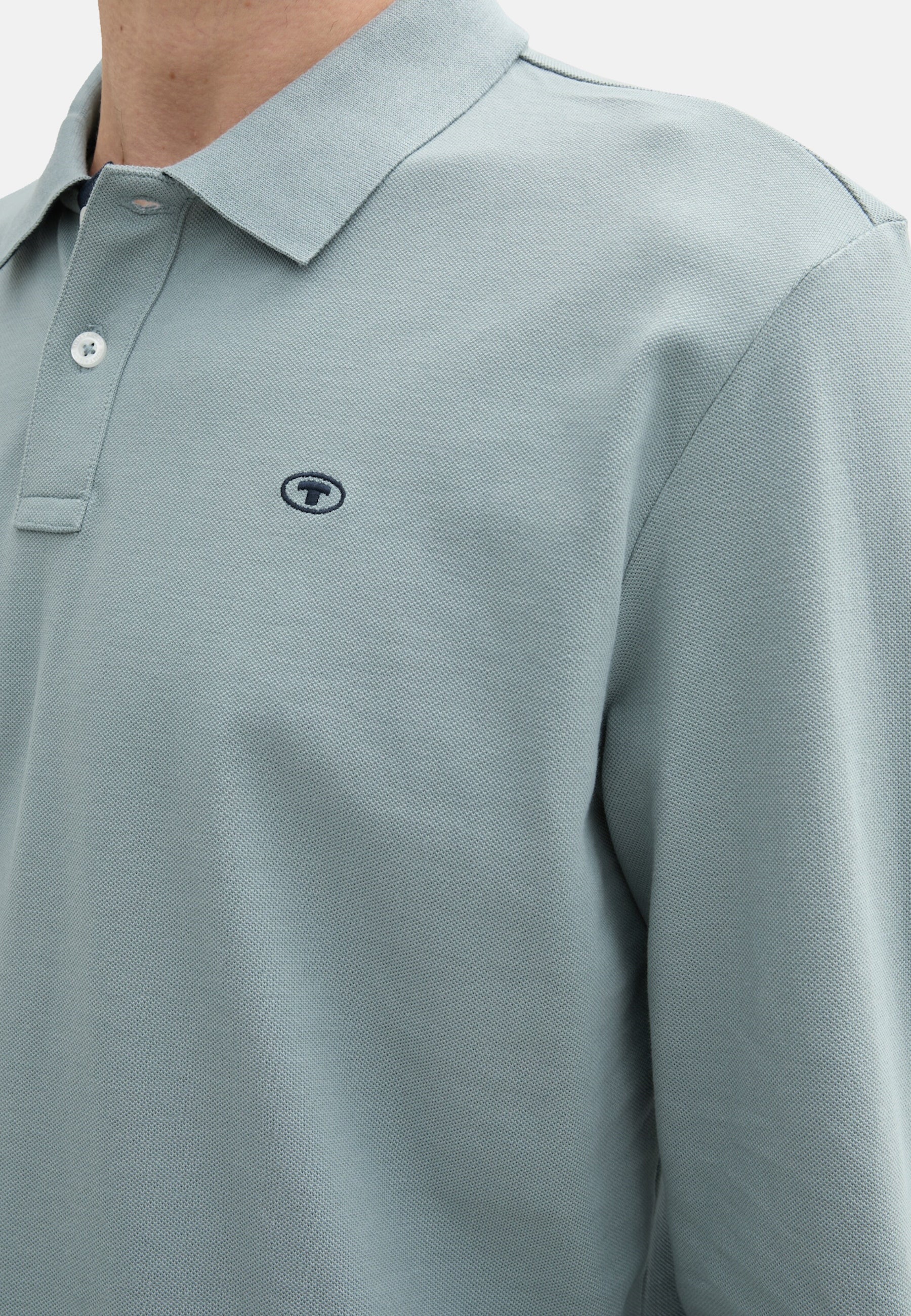 Tom Tailor Langarmshirt mit Polokragen