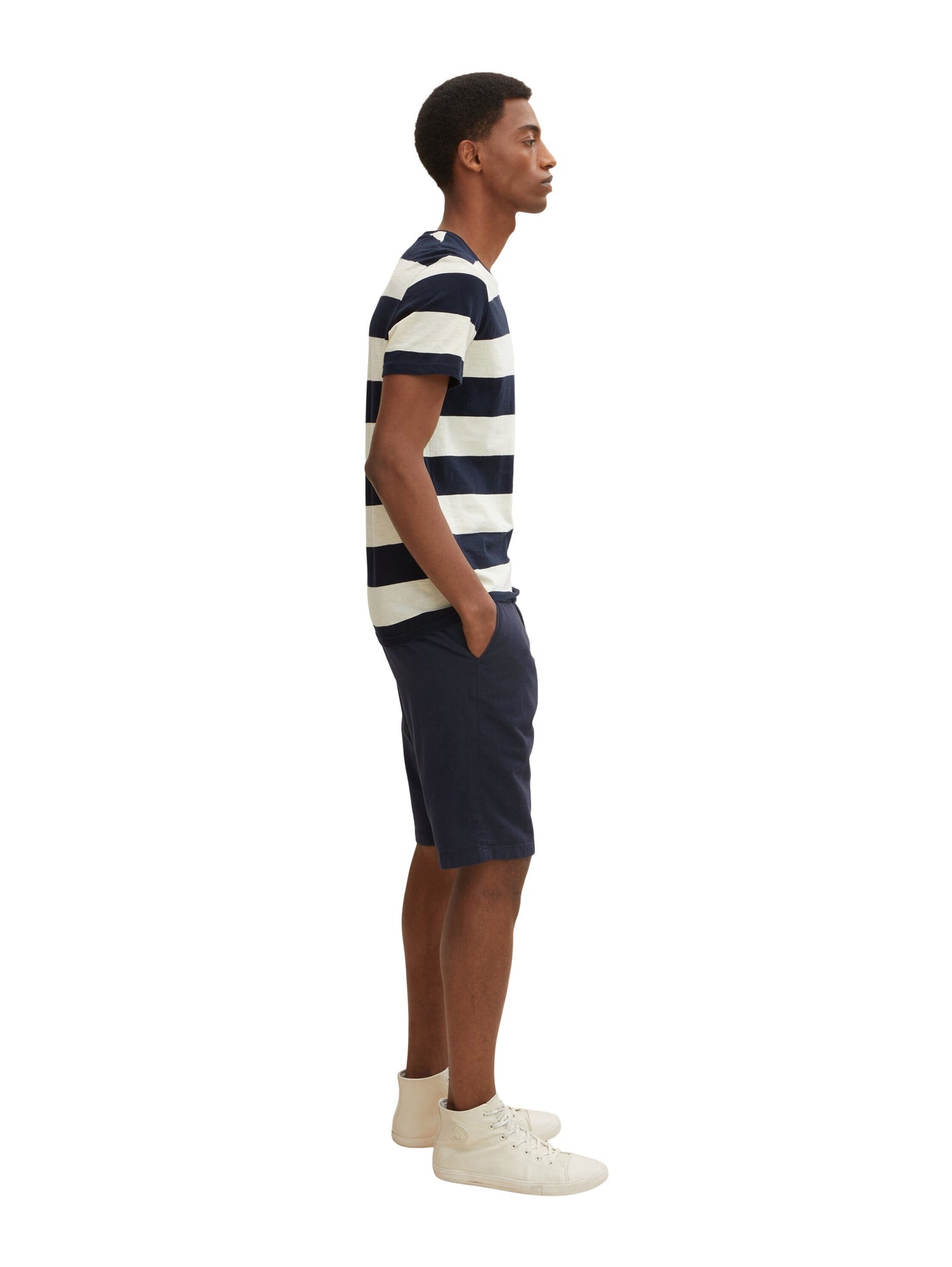 Tom Tailor Bermudashorts mit Struktur und seitlichen Eingriffstaschen