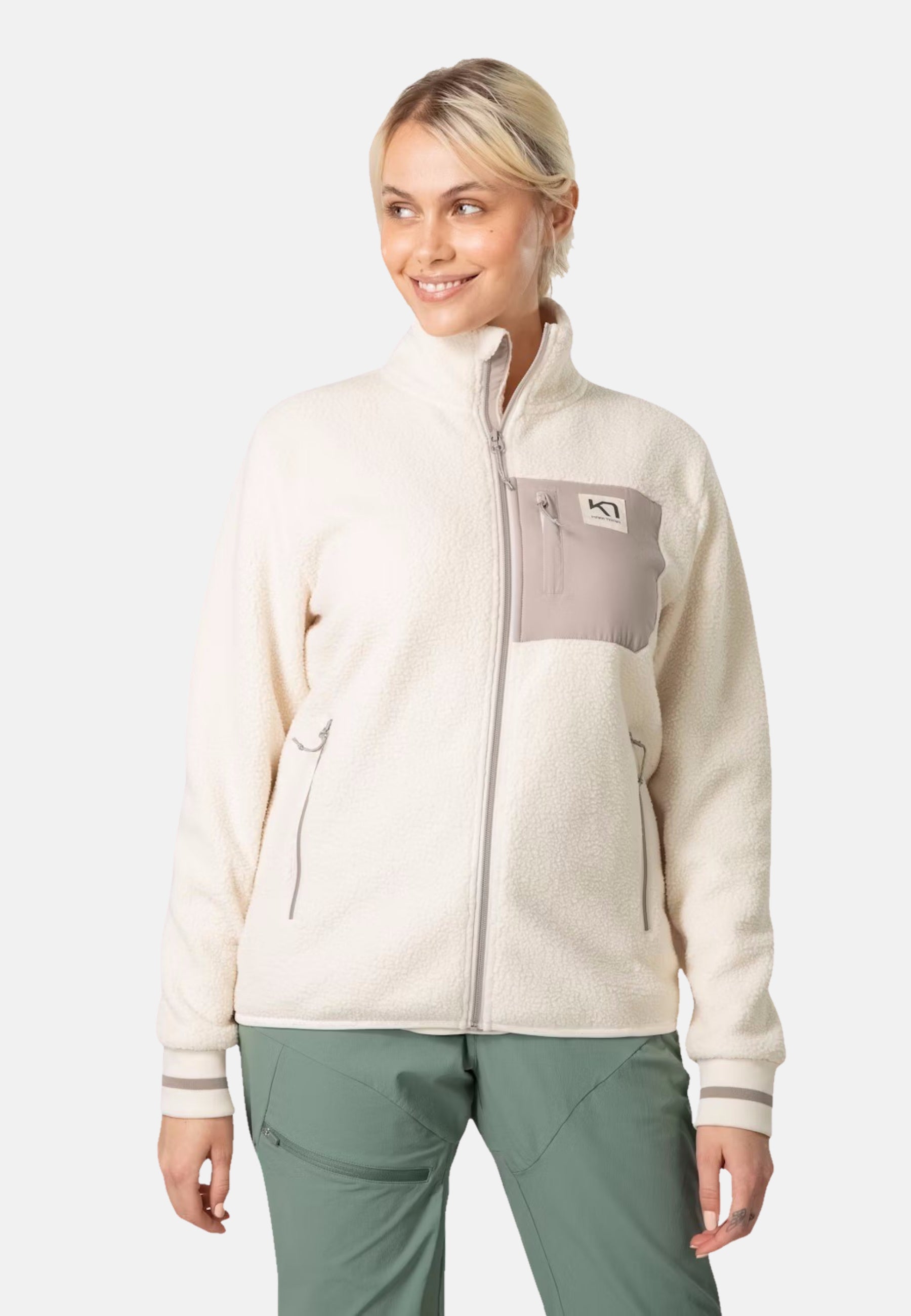 Kari Traa Rothe Fleecejacke