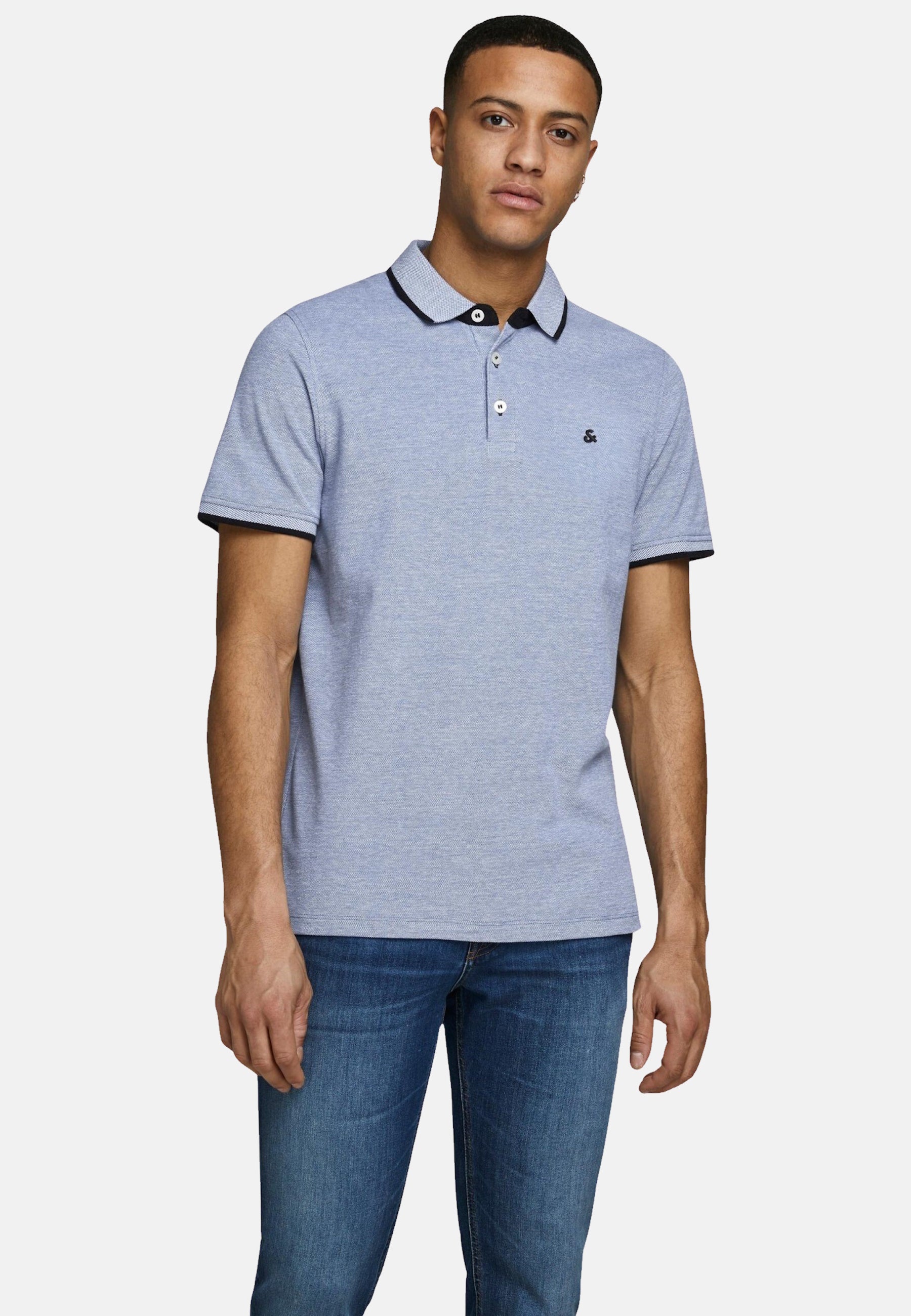 Jack & Jones Poloshirt Polohemd JJEPAULOS POLO Shortsleeve