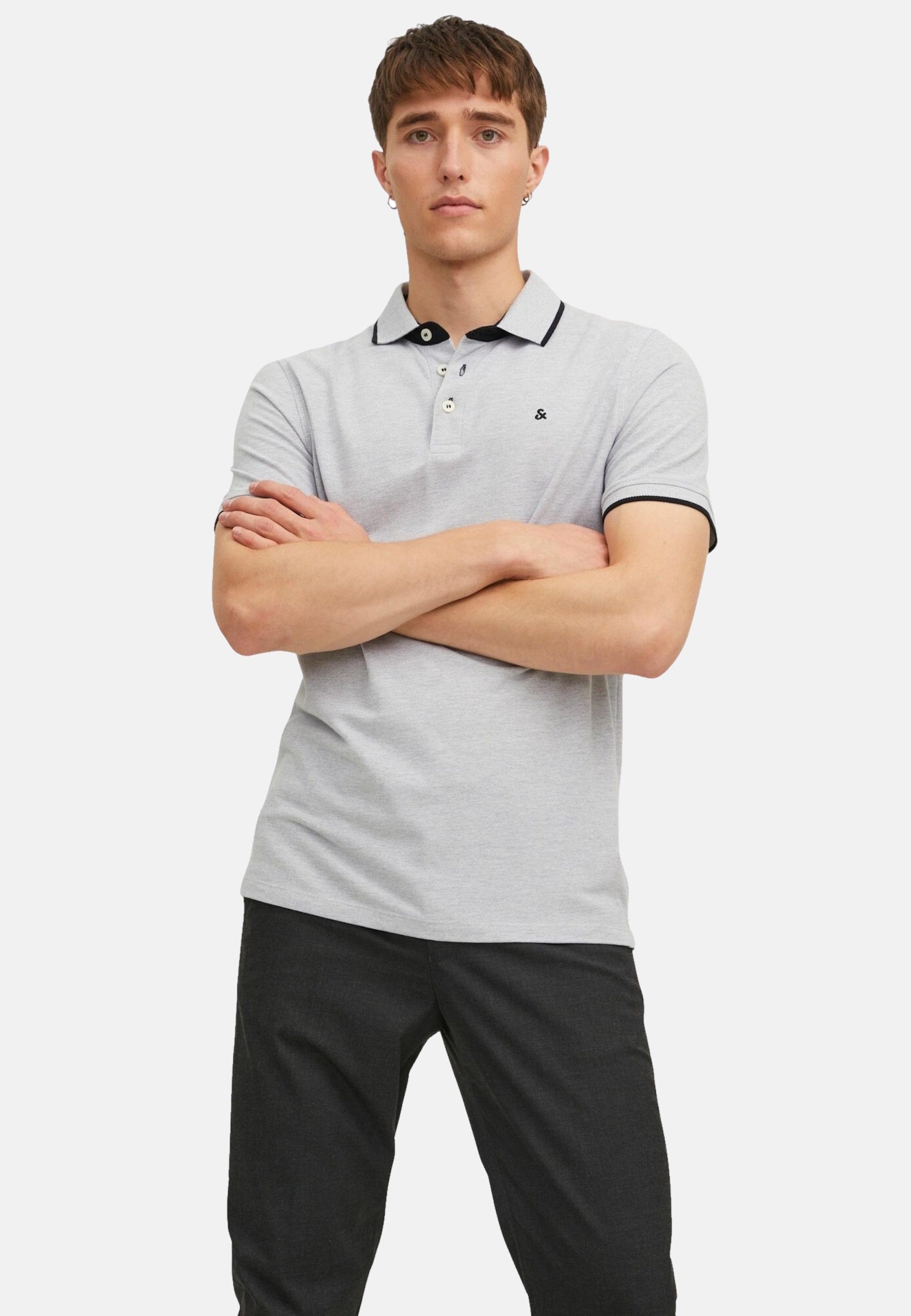 Jack & Jones Poloshirt Polohemd JJEPAULOS POLO Shortsleeve