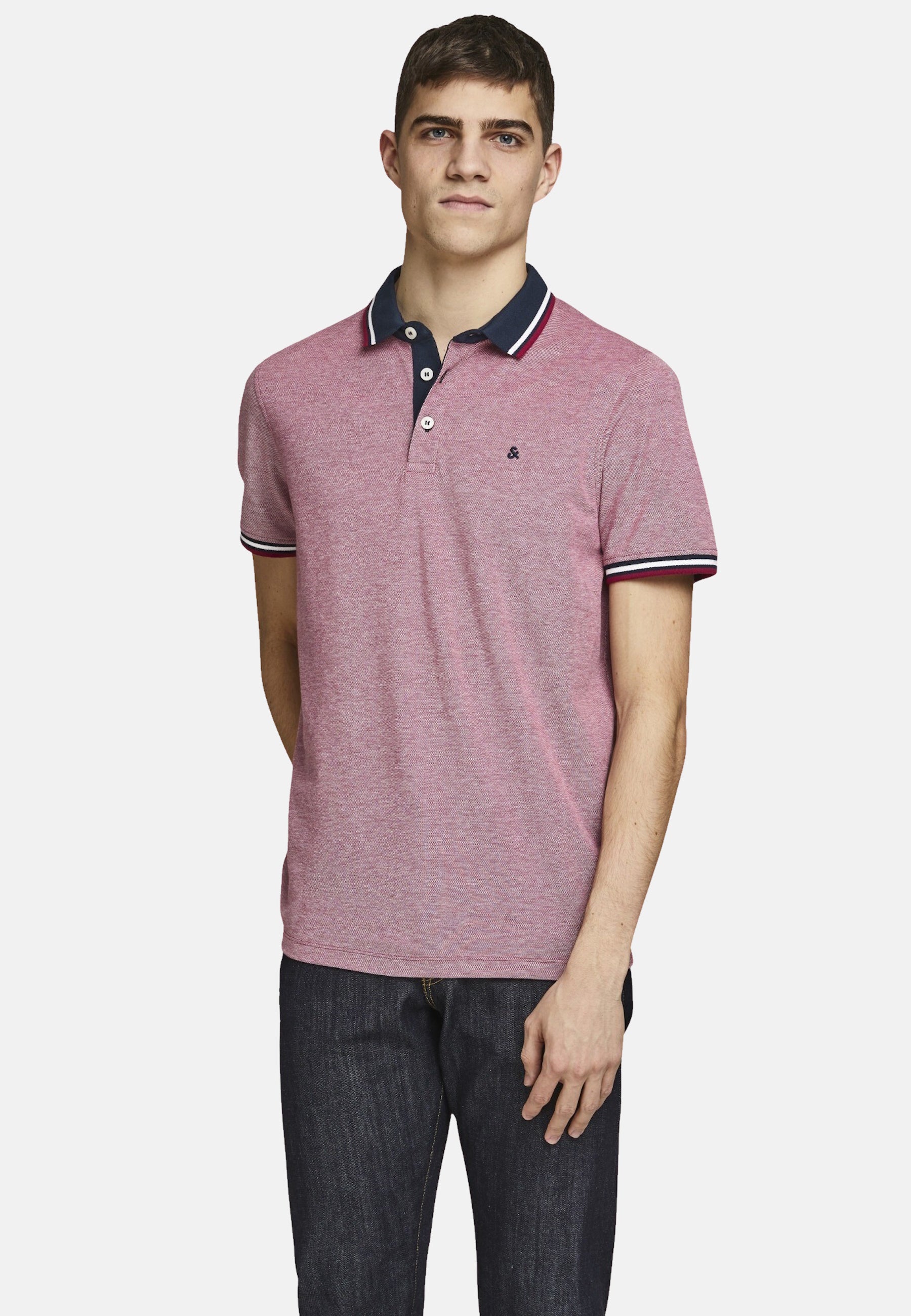 Jack & Jones Poloshirt Polohemd JJEPAULOS POLO Shortsleeve