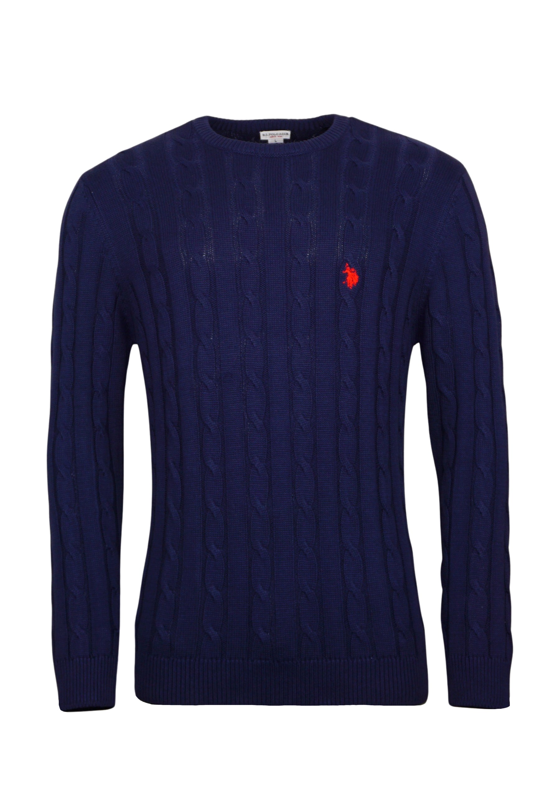 U.S. POLO Strick Zopfmuster