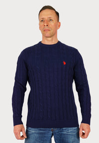 U.S. POLO Strick Zopfmuster