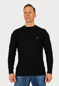 U.S. POLO Strick Zopfmuster