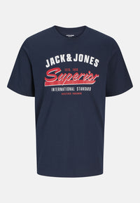 Jack & Jones LOGO Kurzarmshirt 3er Pack