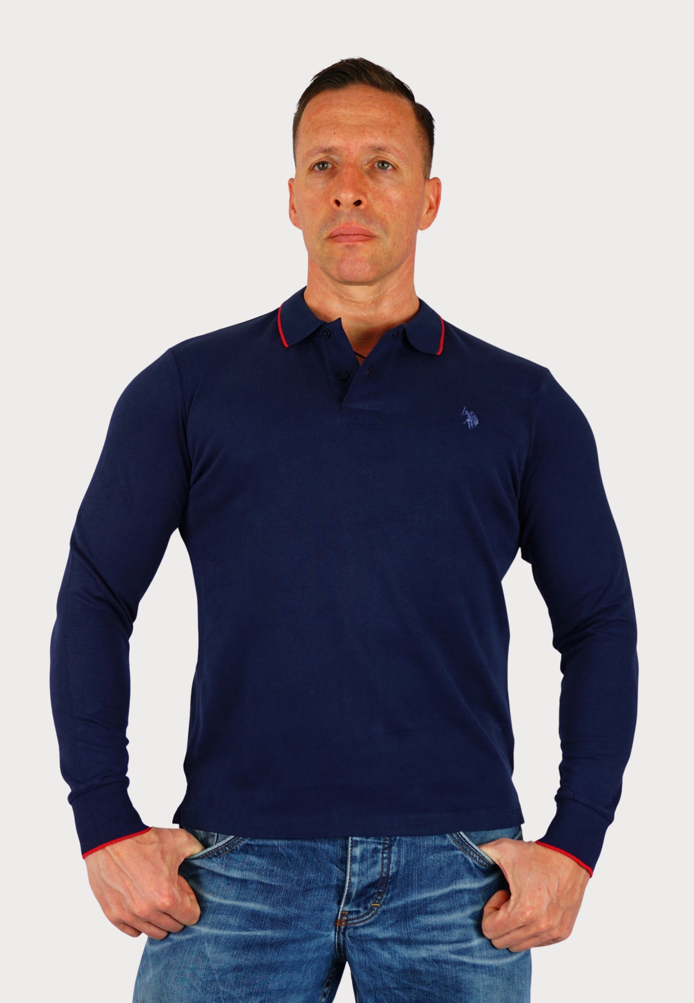 U.S. POLO Langarm Polo