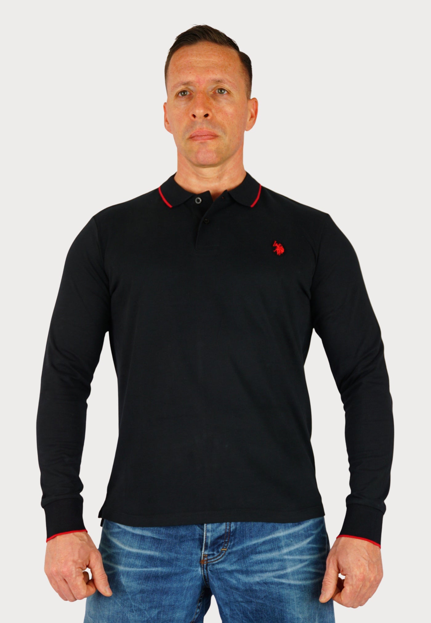 U.S. POLO Langarm Polo