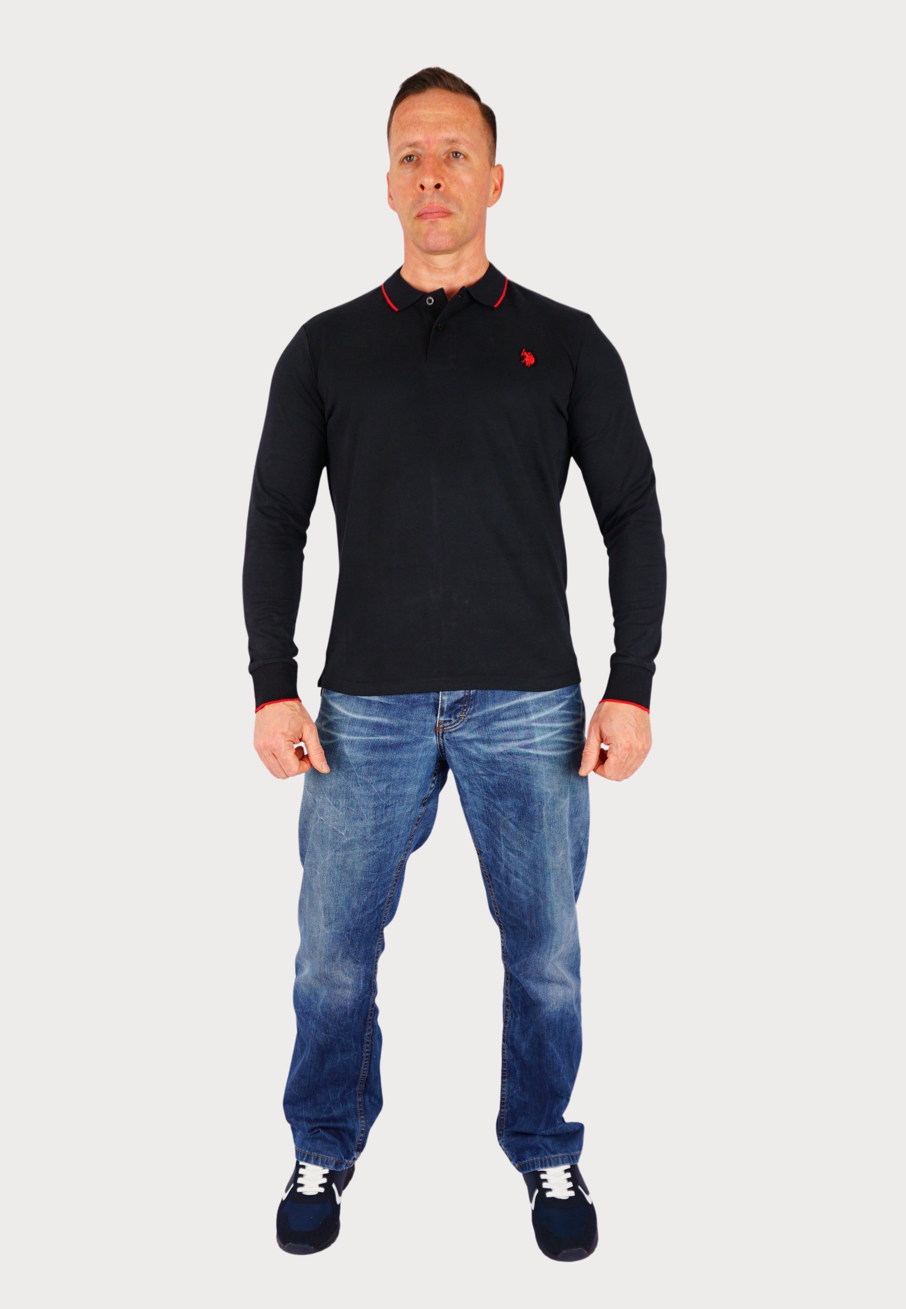 U.S. POLO Langarm Polo