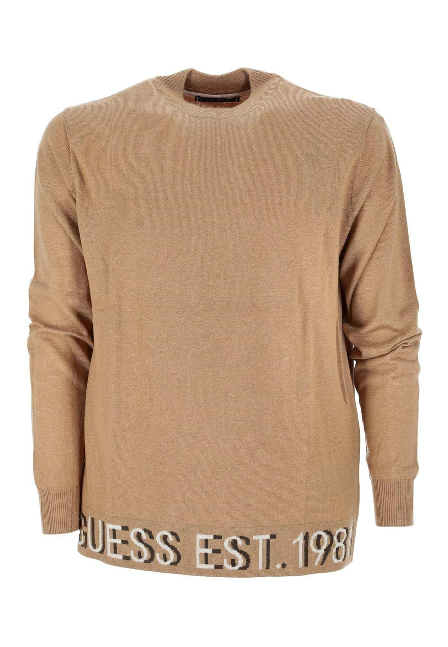 Guess ALF LS High Neck Logo Langarmpullover