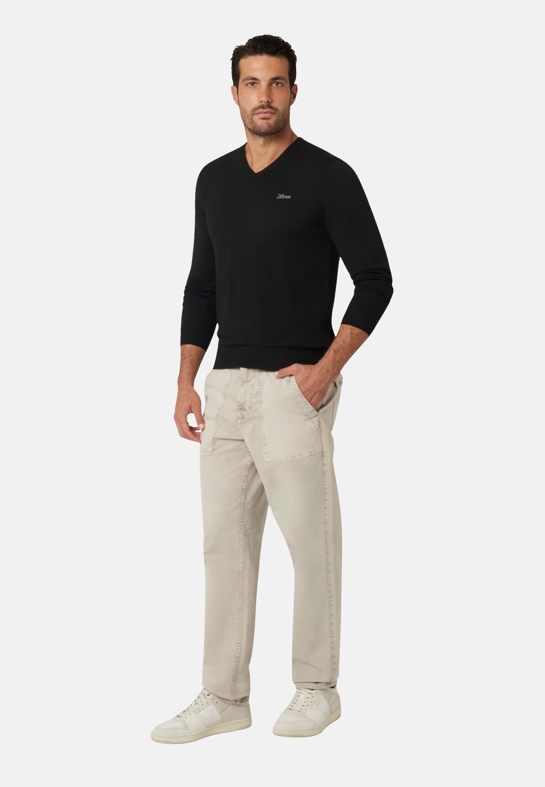 Guess DAREN Strickpullover V-Neck