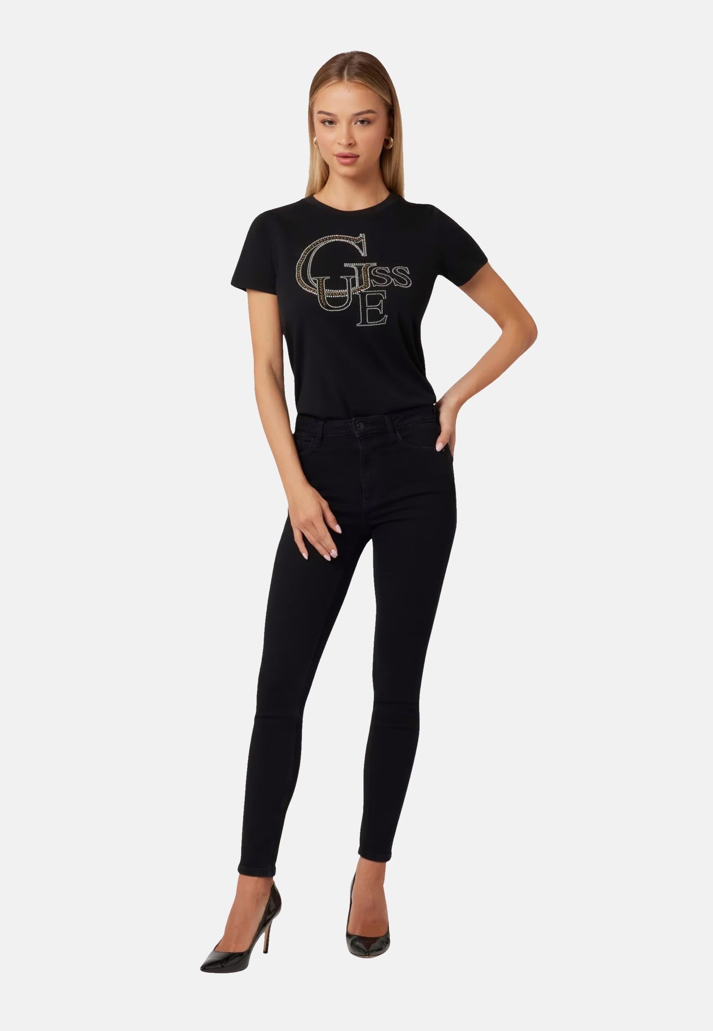 Guess Kurzarmshirt STUDDED