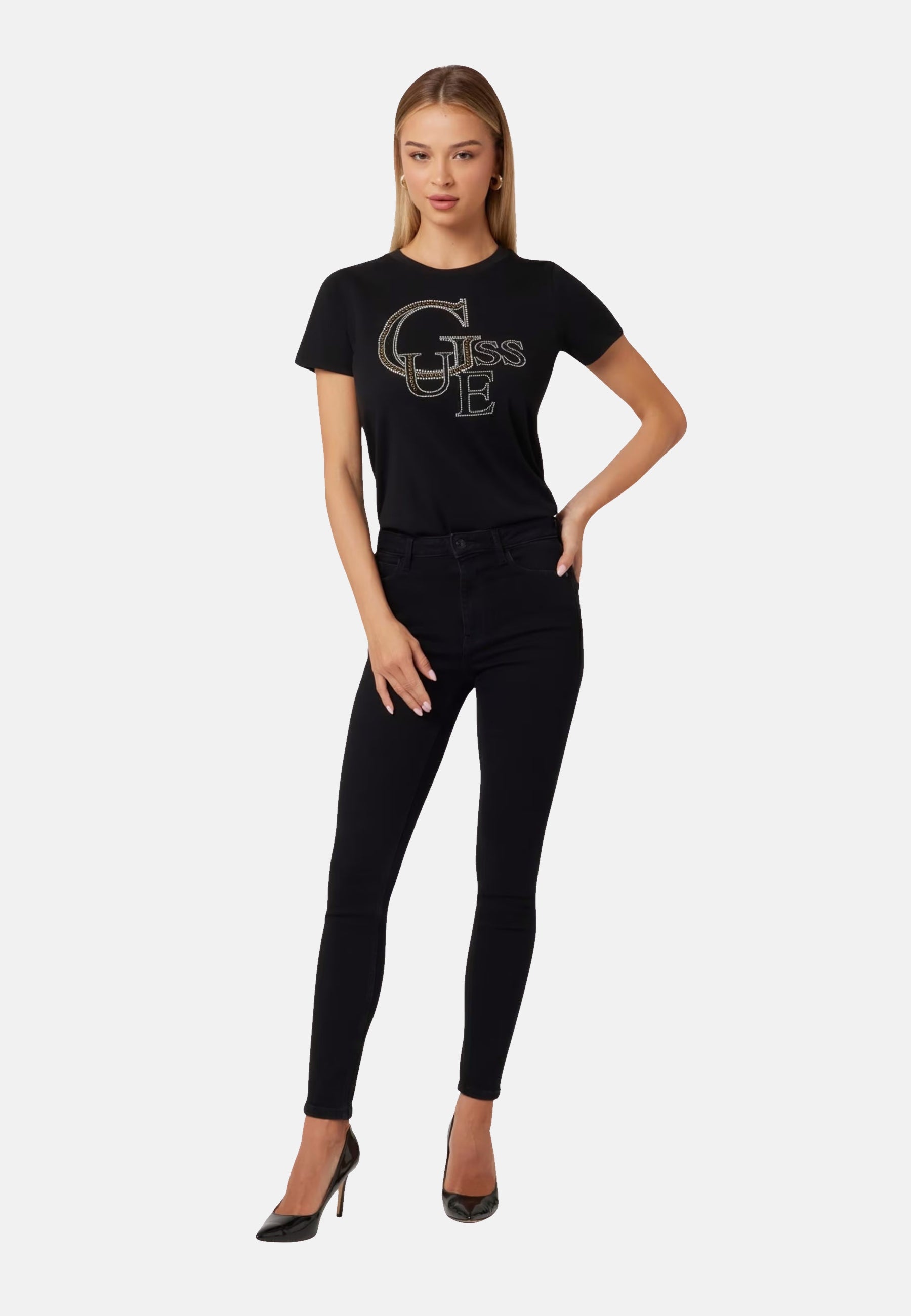 Guess Kurzarmshirt STUDDED