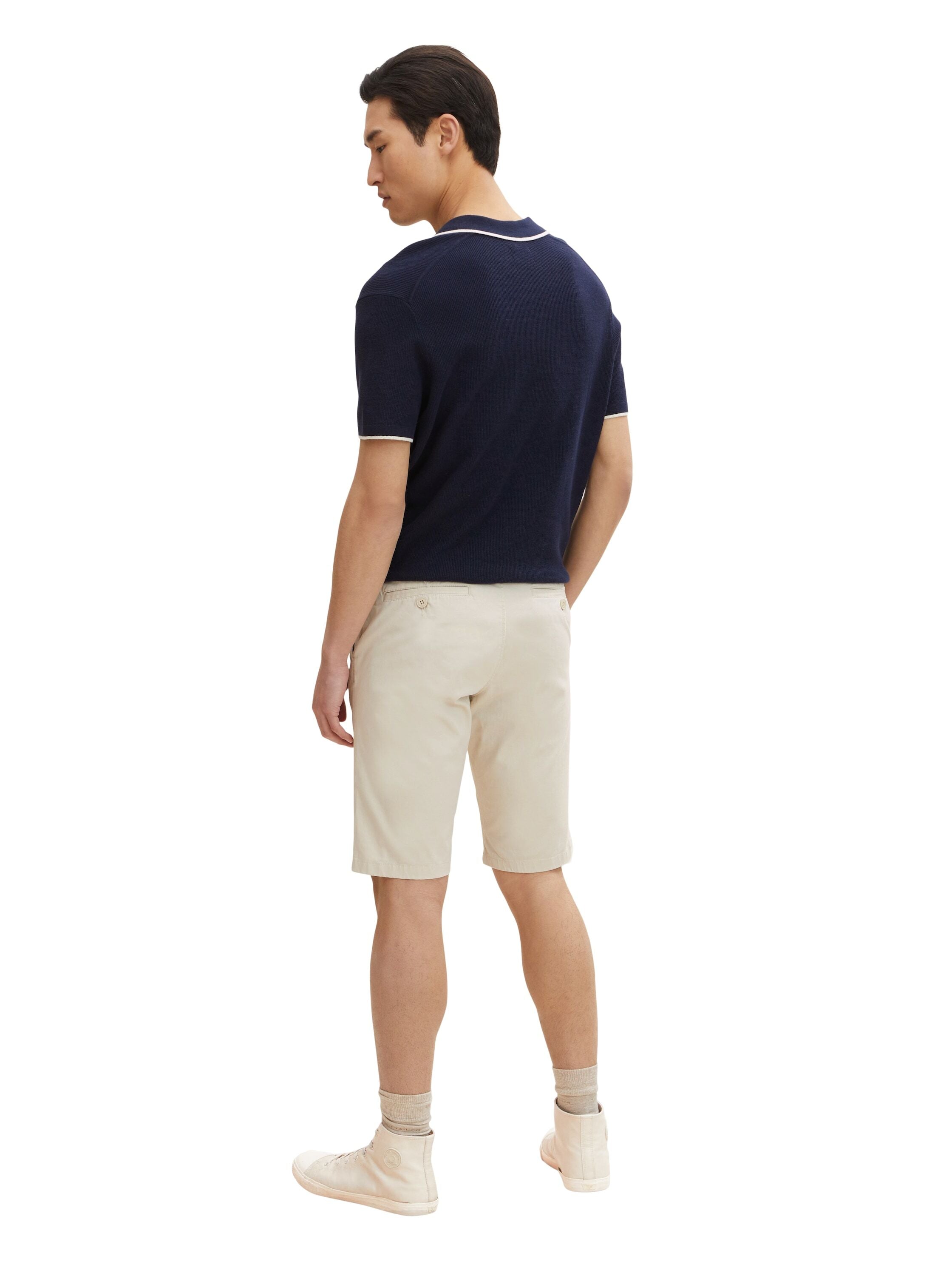 Tom Tailor Stretch Chino Shorts Josh Regular Slim Fit mit seitlichen Eingriffstaschen