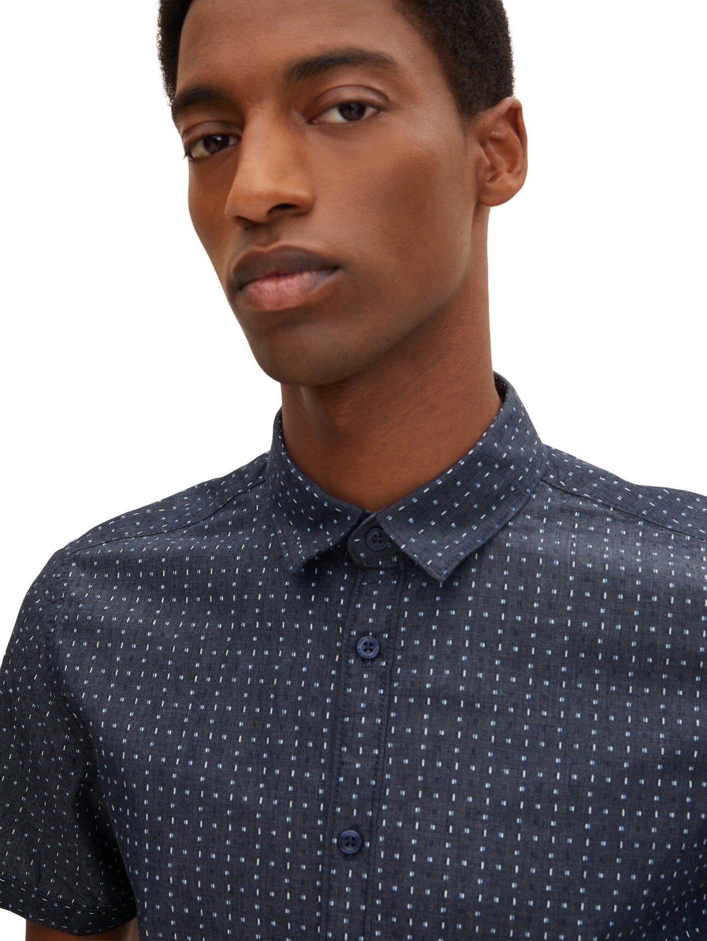 Tom Tailor Gemustertes Hemd mit Kentkragen