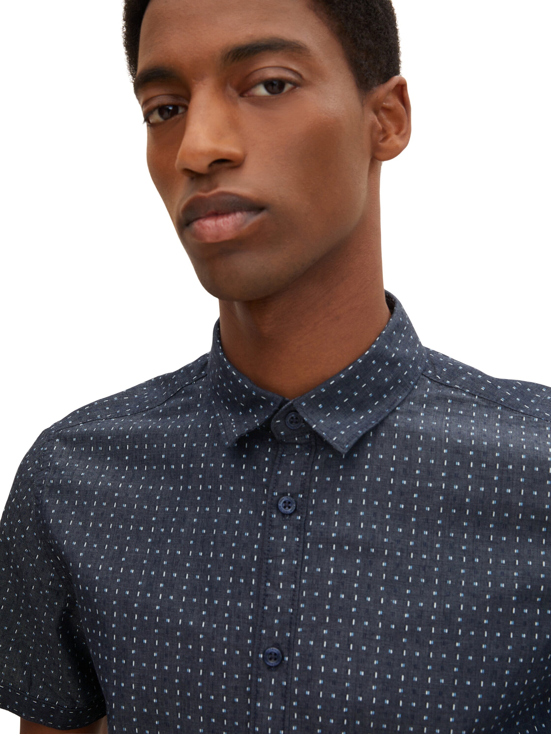 Tom Tailor Gemustertes Hemd mit Kentkragen