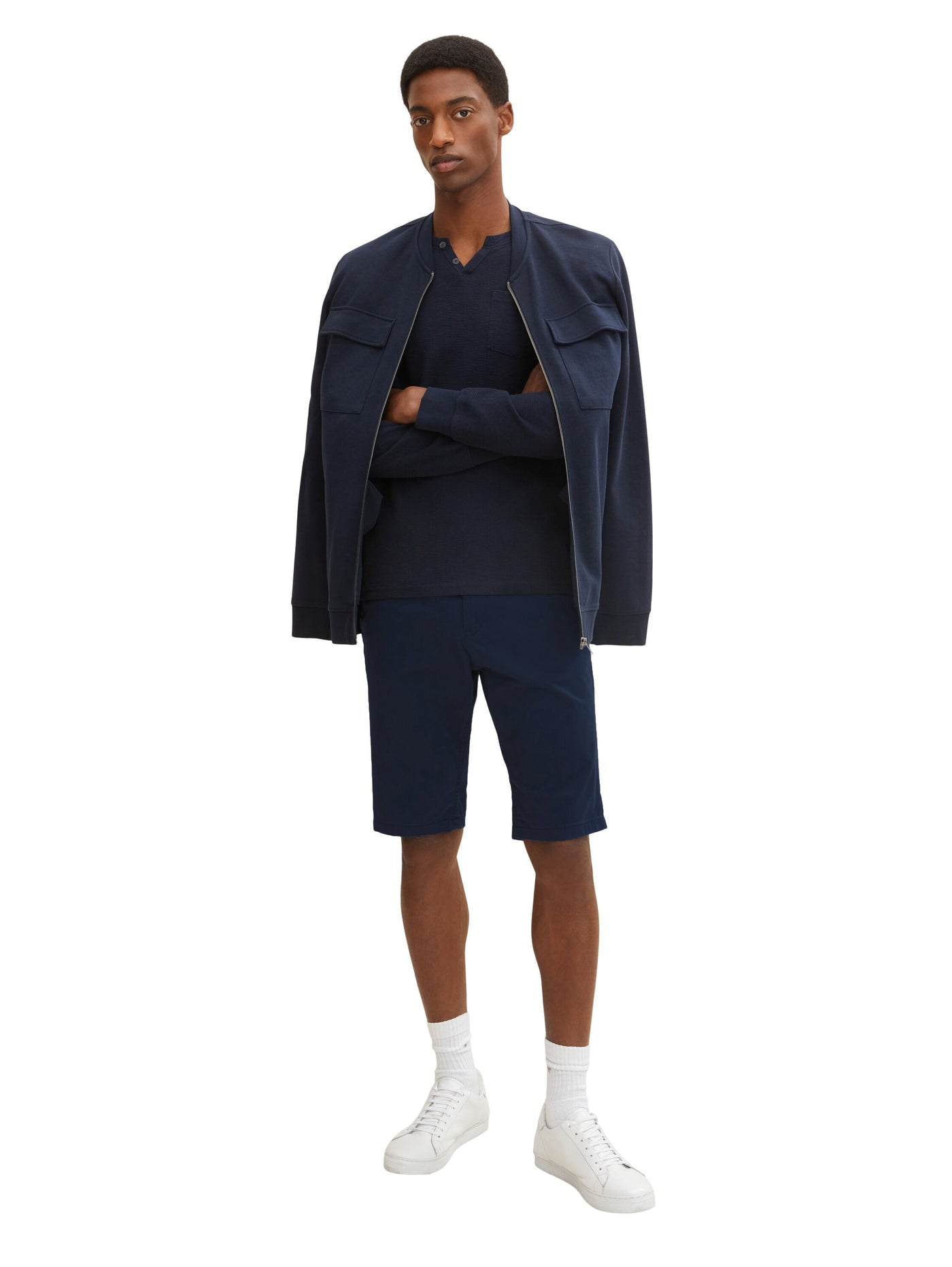 Tom Tailor Stretch Chino Shorts Josh Regular Slim Fit mit seitlichen Eingriffstaschen