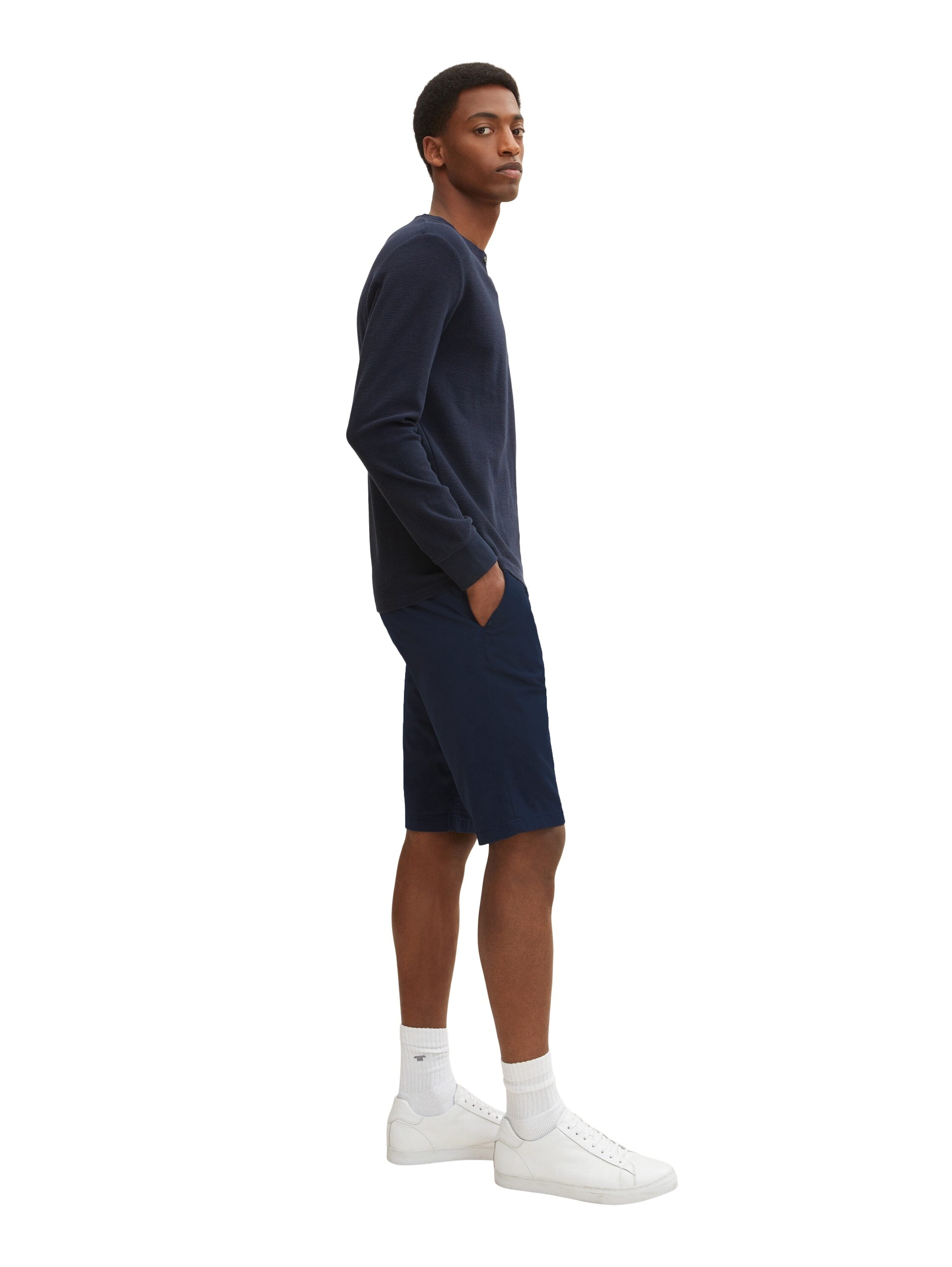 Tom Tailor Stretch Chino Shorts Josh Regular Slim Fit mit seitlichen Eingriffstaschen