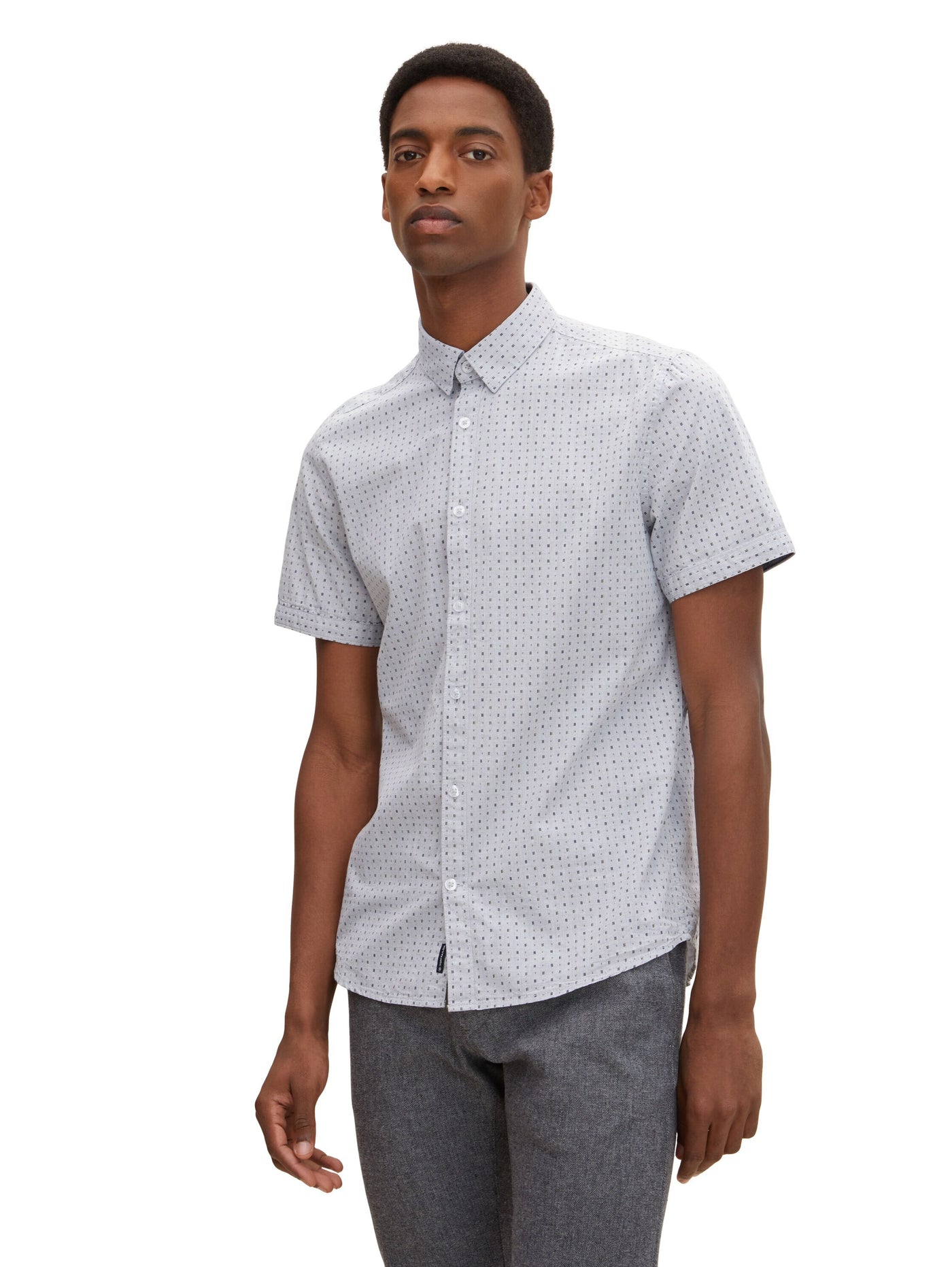 Tom Tailor Gemustertes Hemd mit Kentkragen