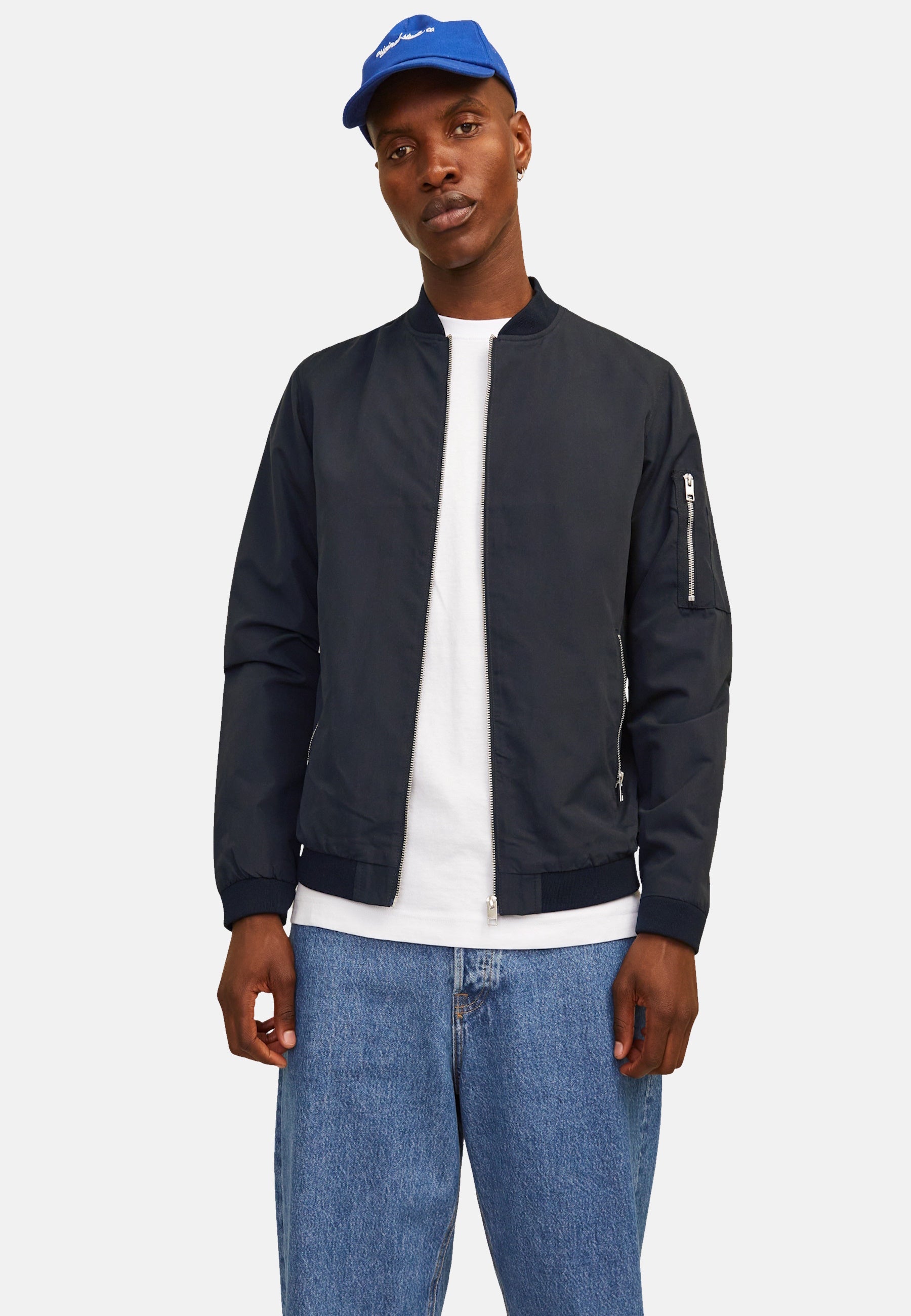 Jack & Jones Jacke Jacket JJERUSH BOMBER Zip Bomberjacket