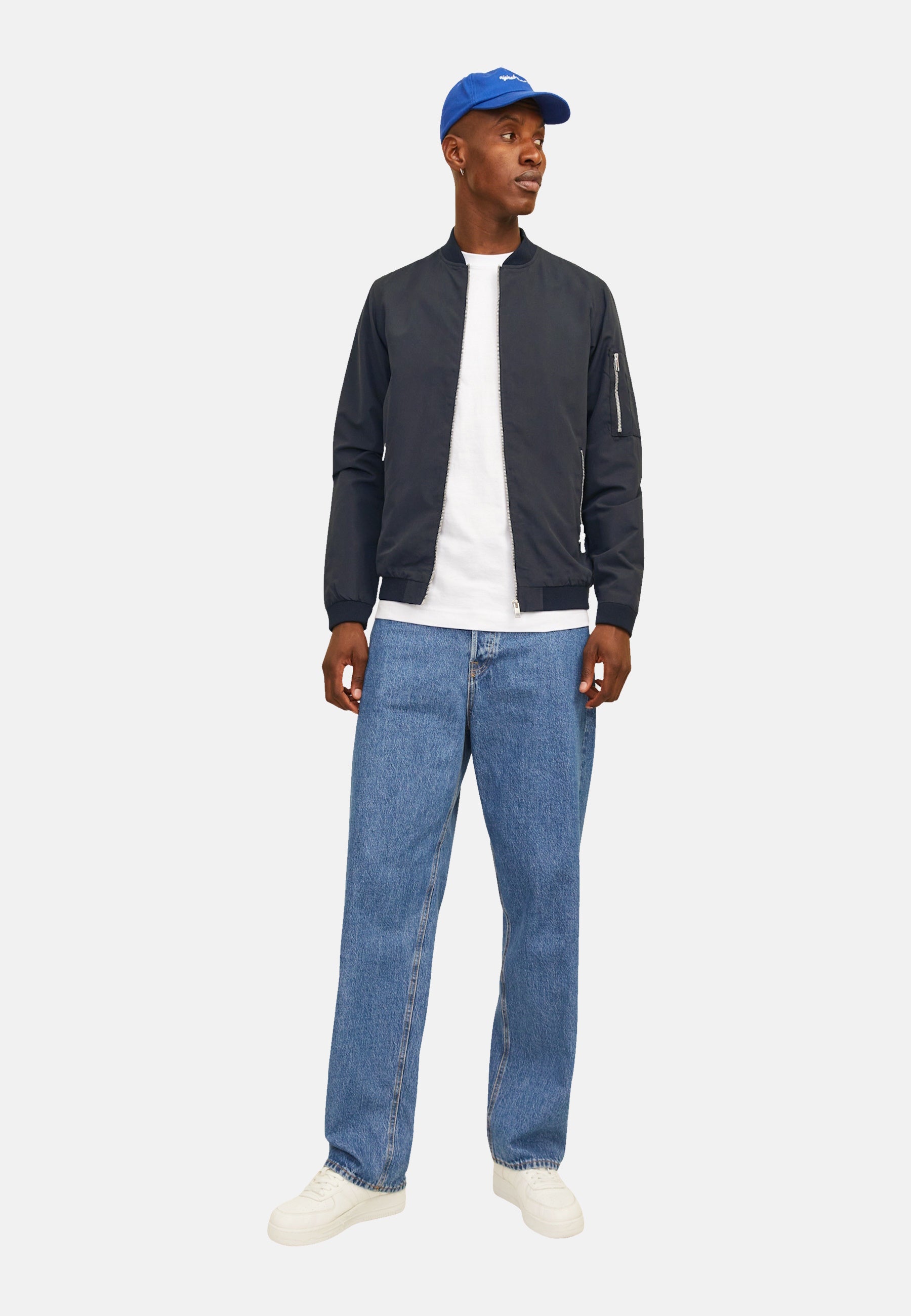 Jack & Jones Jacke Jacket JJERUSH BOMBER Zip Bomberjacket