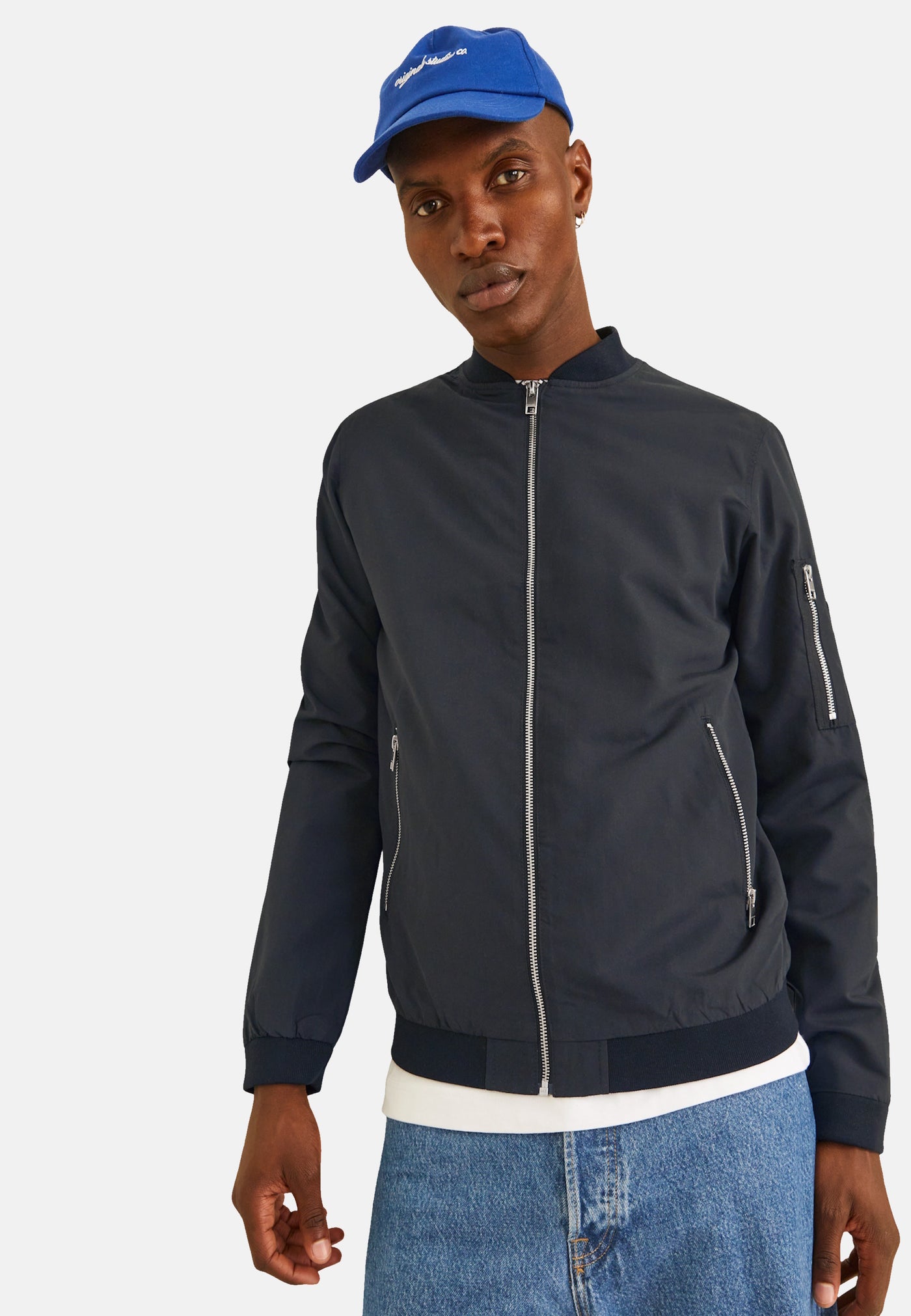 Jack & Jones Jacke Jacket JJERUSH BOMBER Zip Bomberjacket