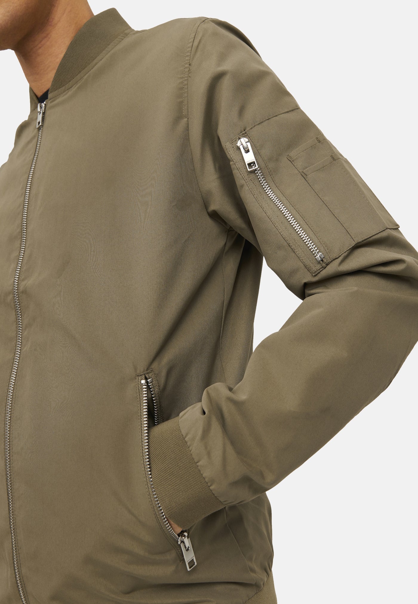 Jack & Jones Jacke Jacket JJERUSH BOMBER Zip Bomberjacket