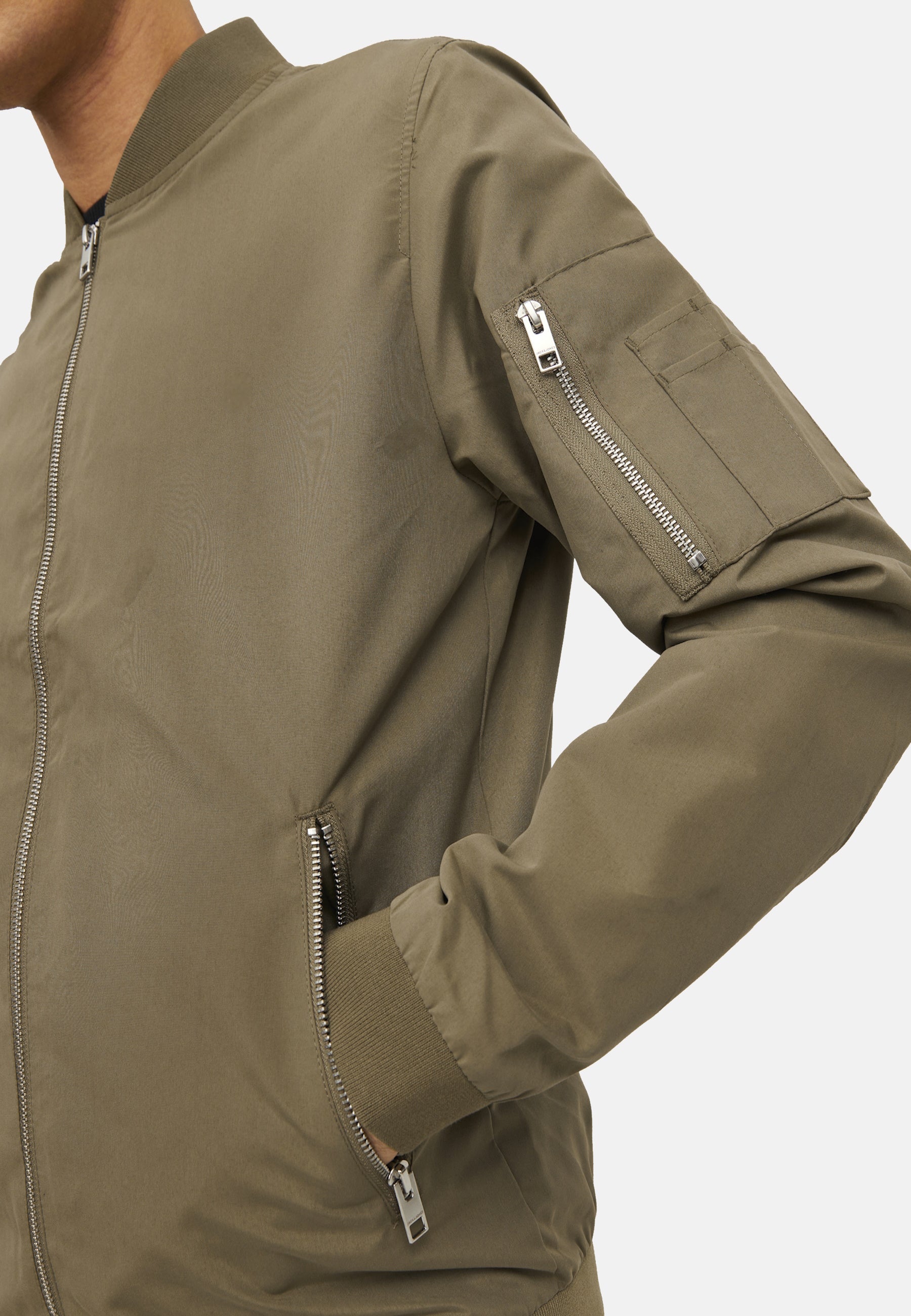 Jack & Jones Jacke Jacket JJERUSH BOMBER Zip Bomberjacket